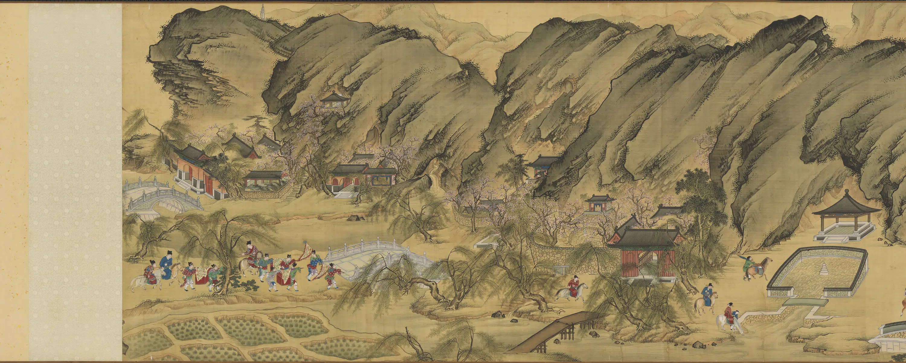 明朝《明人画入跸图卷》