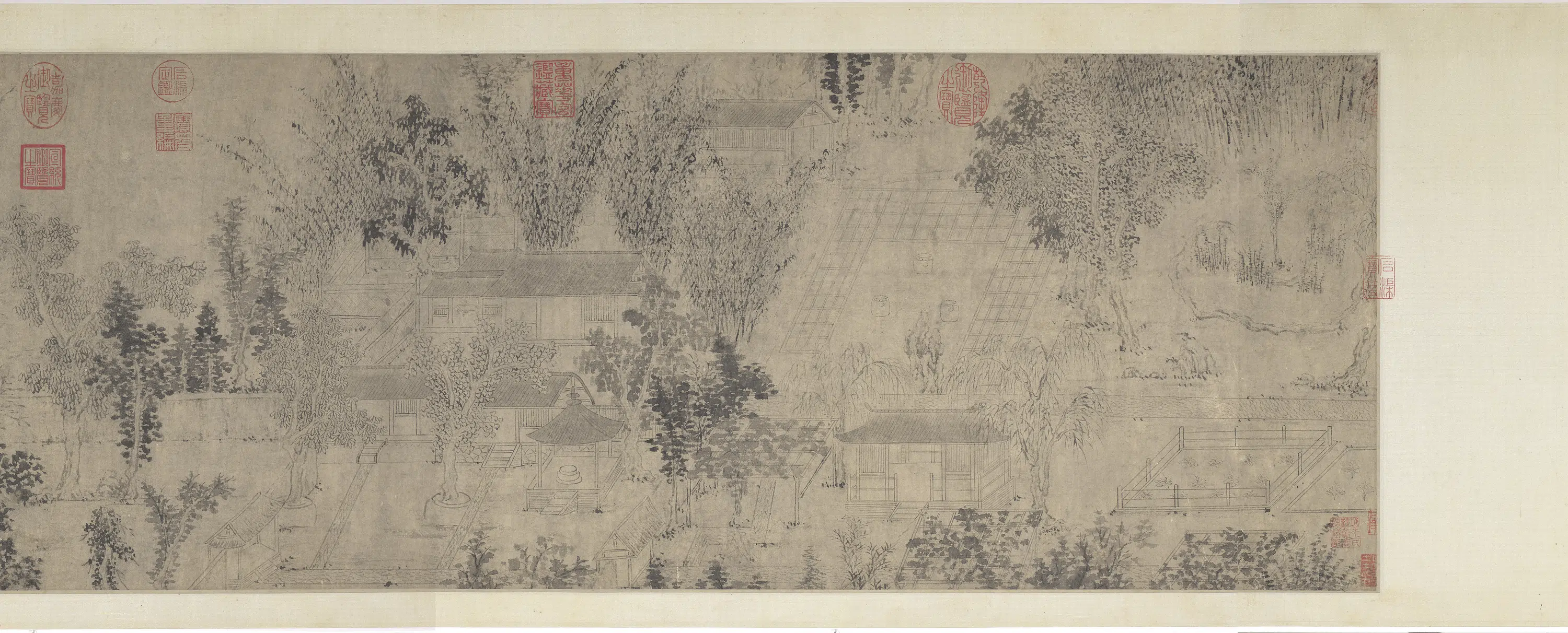 宋代《宋人画司马光独乐园图卷》 第3张 宋代《宋人画司马光独乐园图卷》 第3张