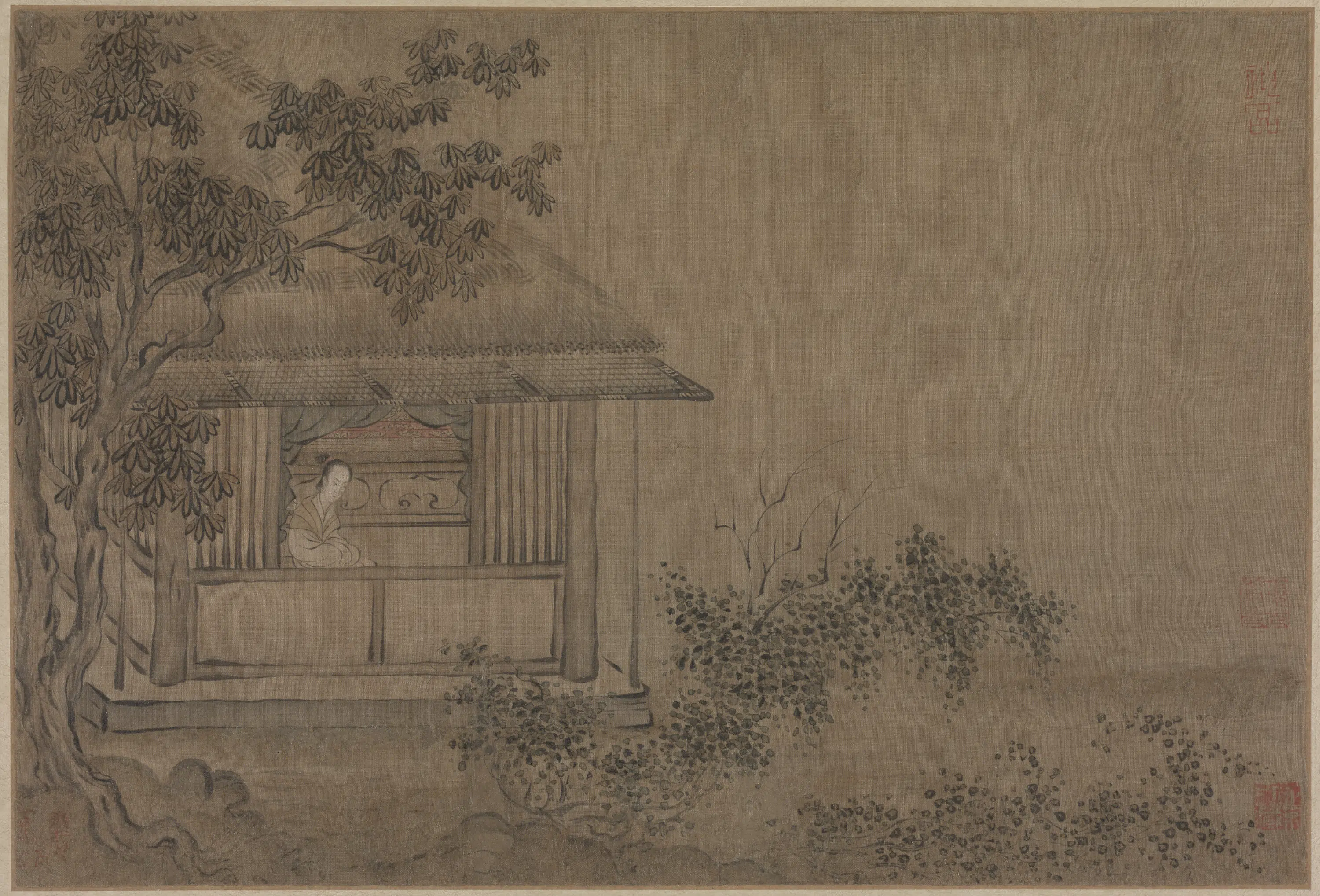 宋代【赵构】《马和之画赵构书唐风册（11开）》 第2张
