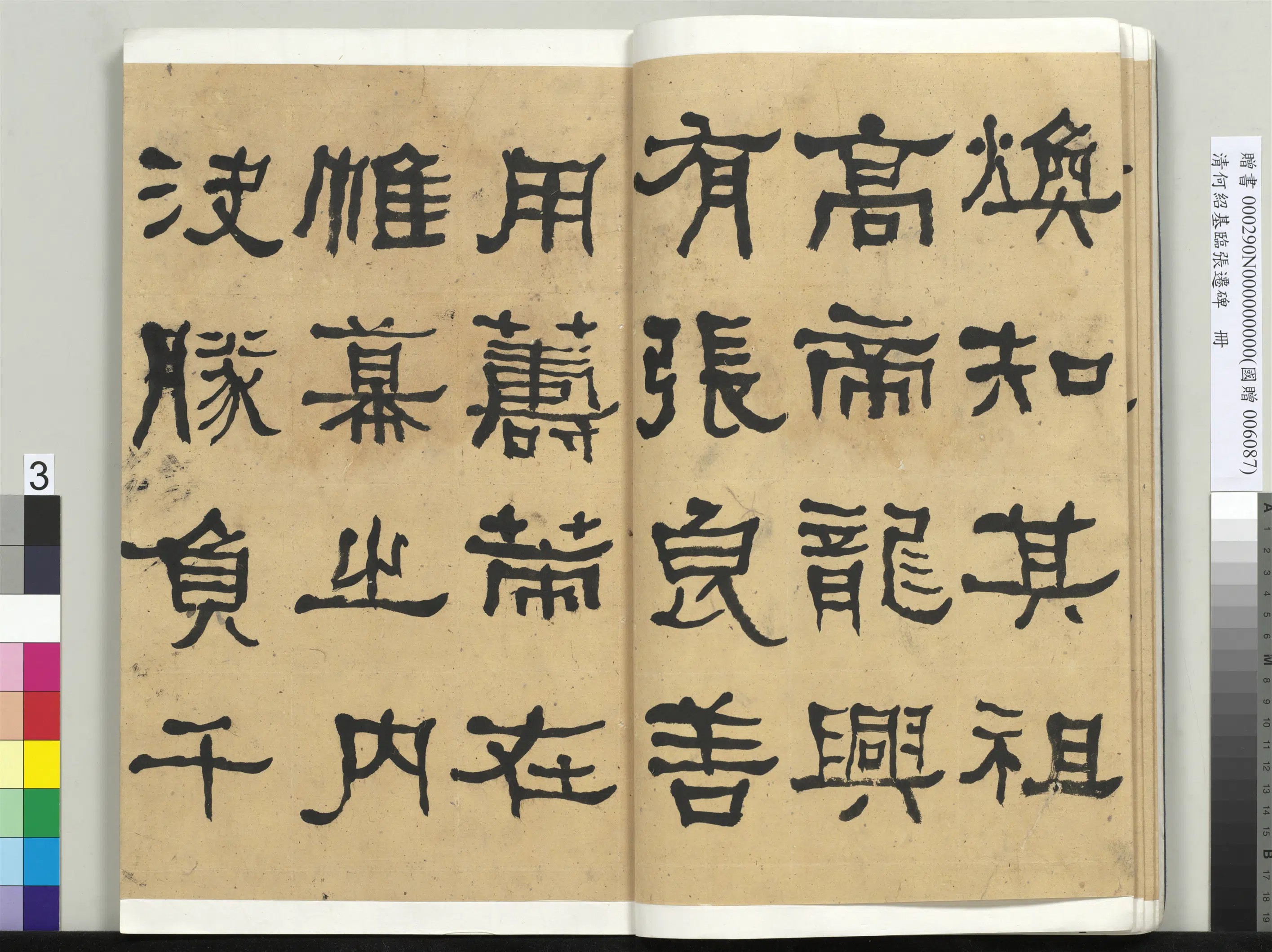 清代【何绍基】《临张迁碑册-2》 第3张