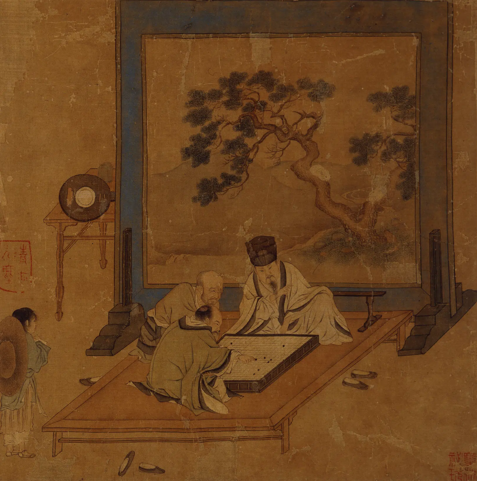 明朝【仇英】《临宋人画册》 第6张