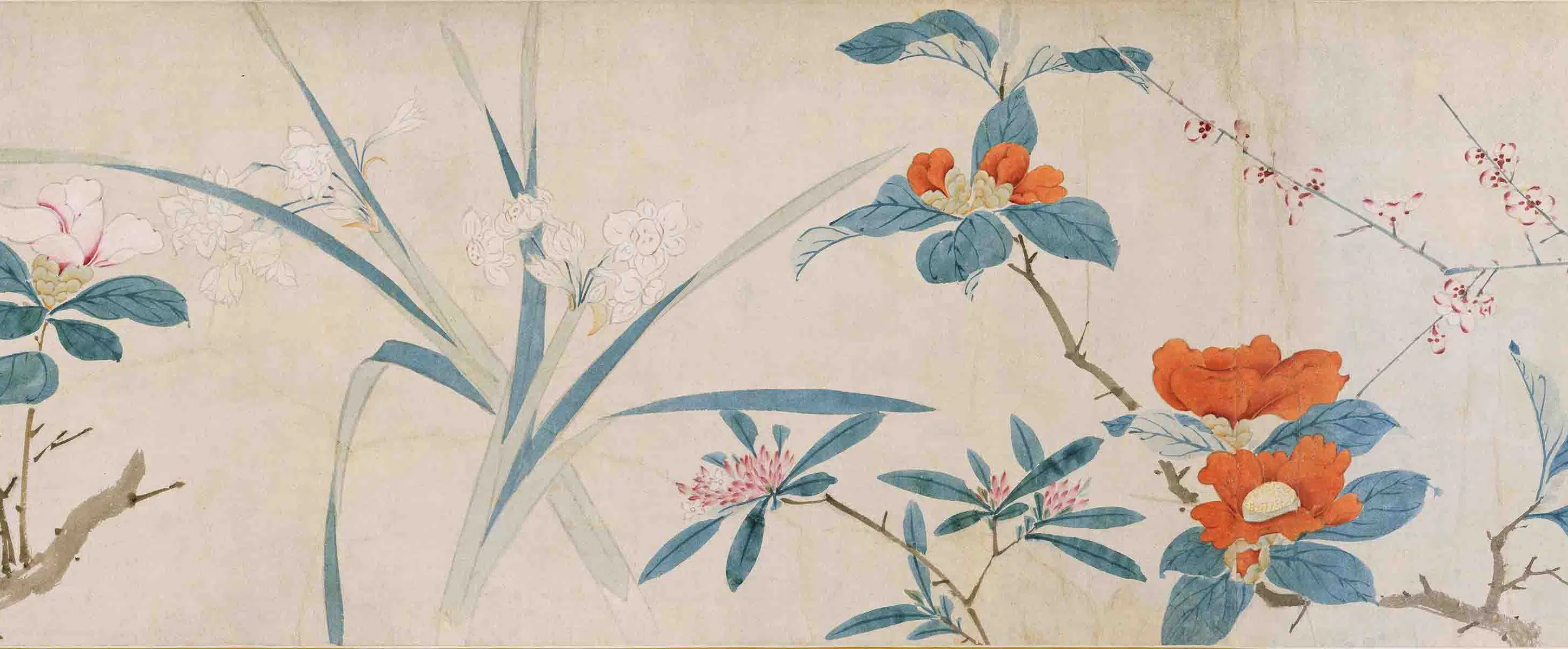 明朝【周之冕】《群芳竞秀图卷》 第12张 明朝【周之冕】《群芳竞秀图卷》 第12张
