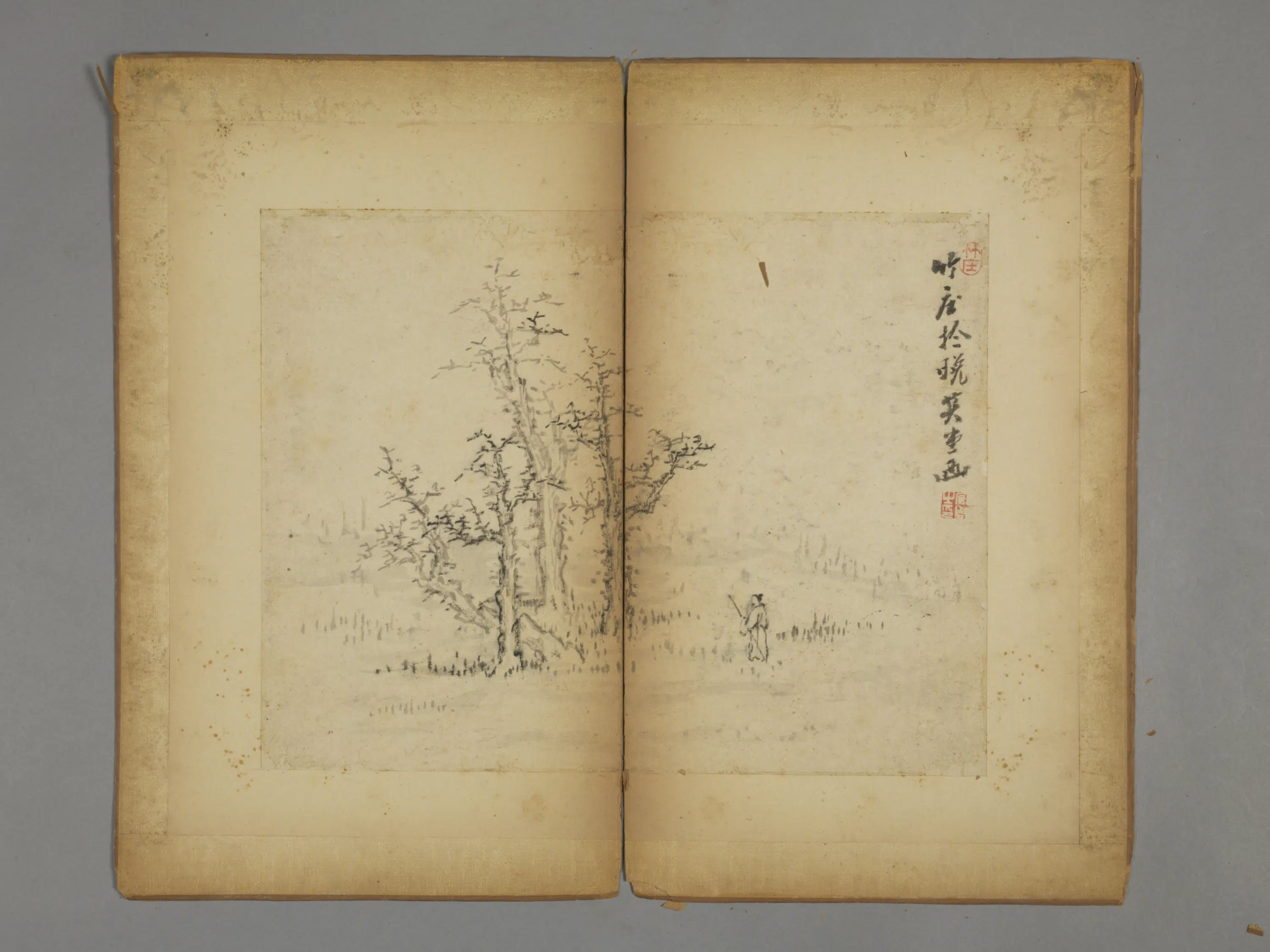 清代【上官周】《山水册（10开）》 第10张