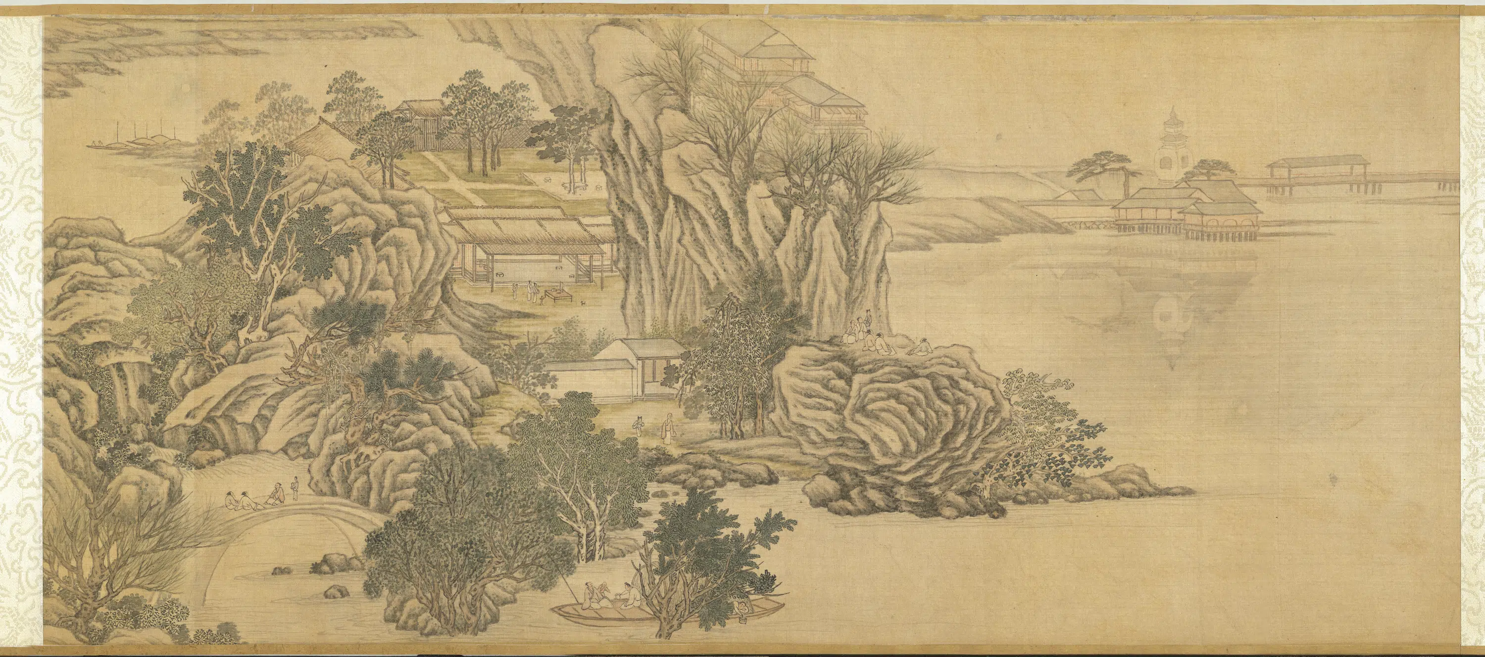 明朝【吴彬】《月令图卷八月》