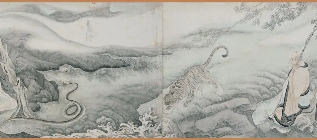 明朝【丁云鹏】《罗汉图卷》 第2张 明朝【丁云鹏】《罗汉图卷》 第2张