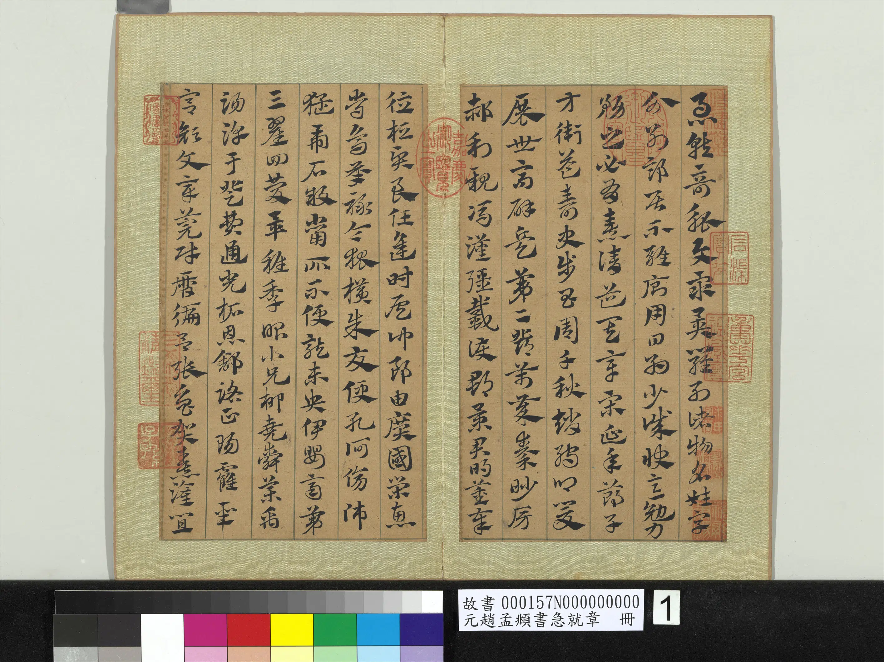 元朝【赵孟頫】《书急就章册》 第10张 元朝【赵孟頫】《书急就章册》 第10张