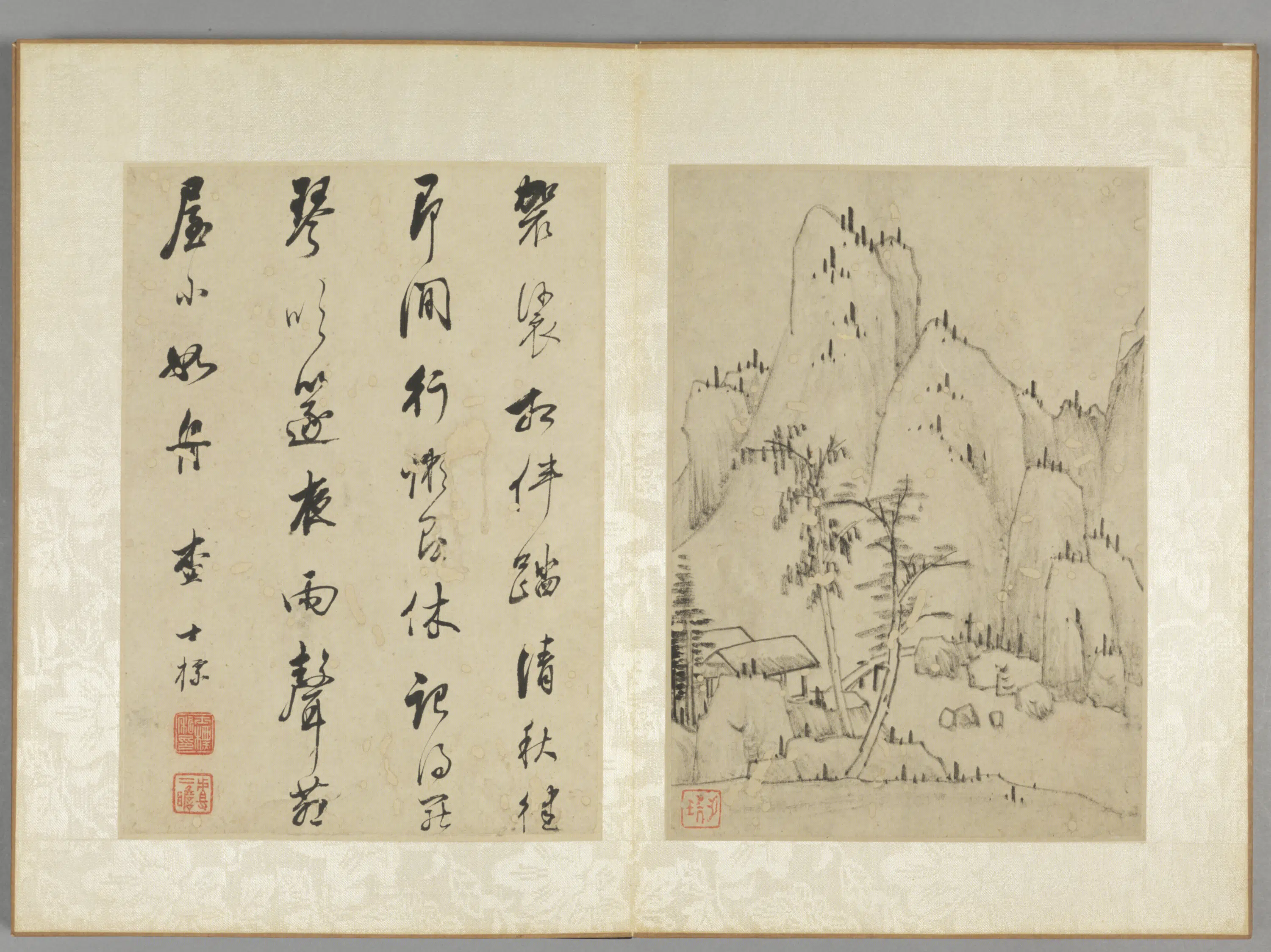 清代【汪之瑞】《山水册（9开）》 第5张