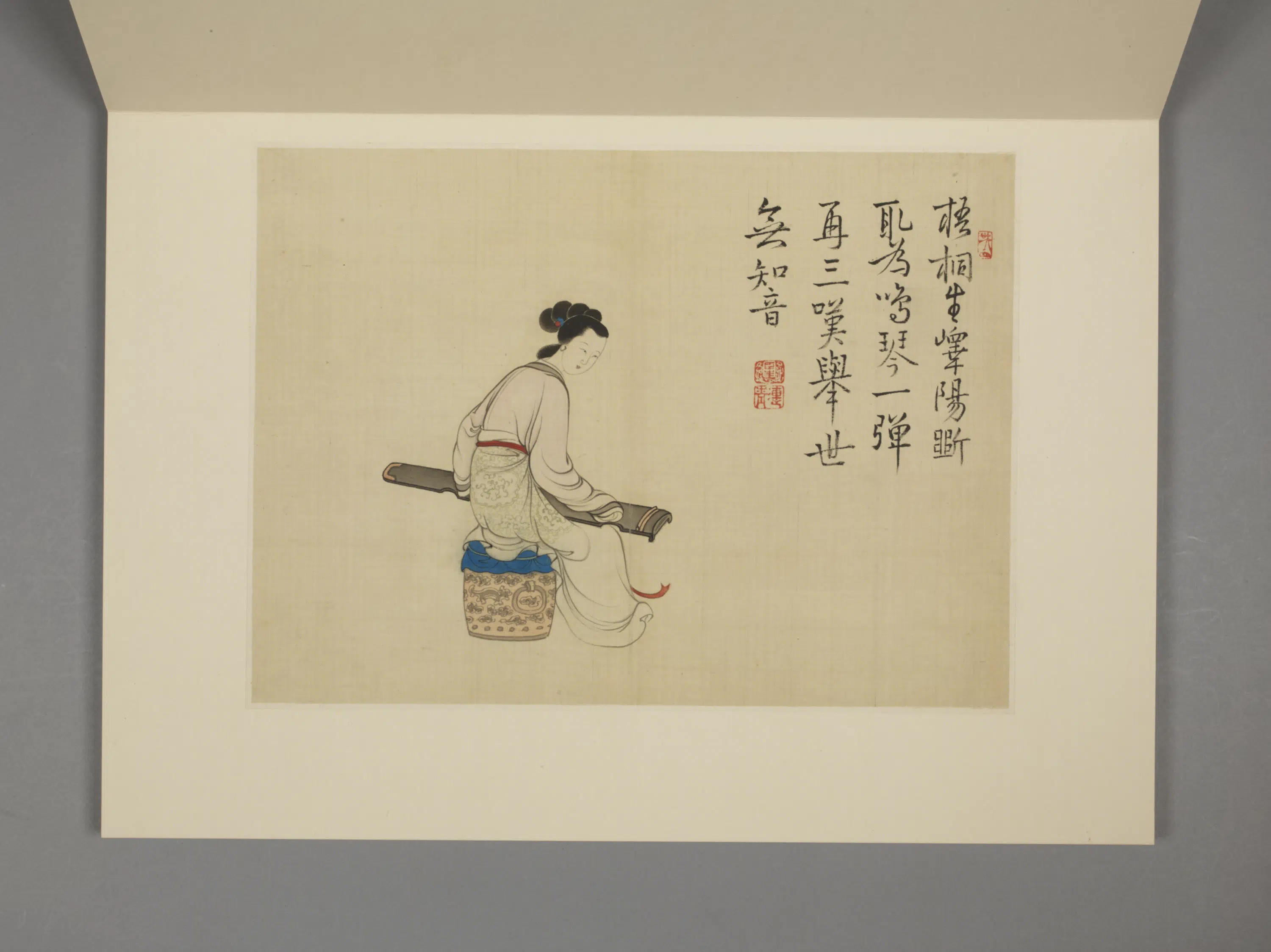 清代【蒋峰】《仕女册》