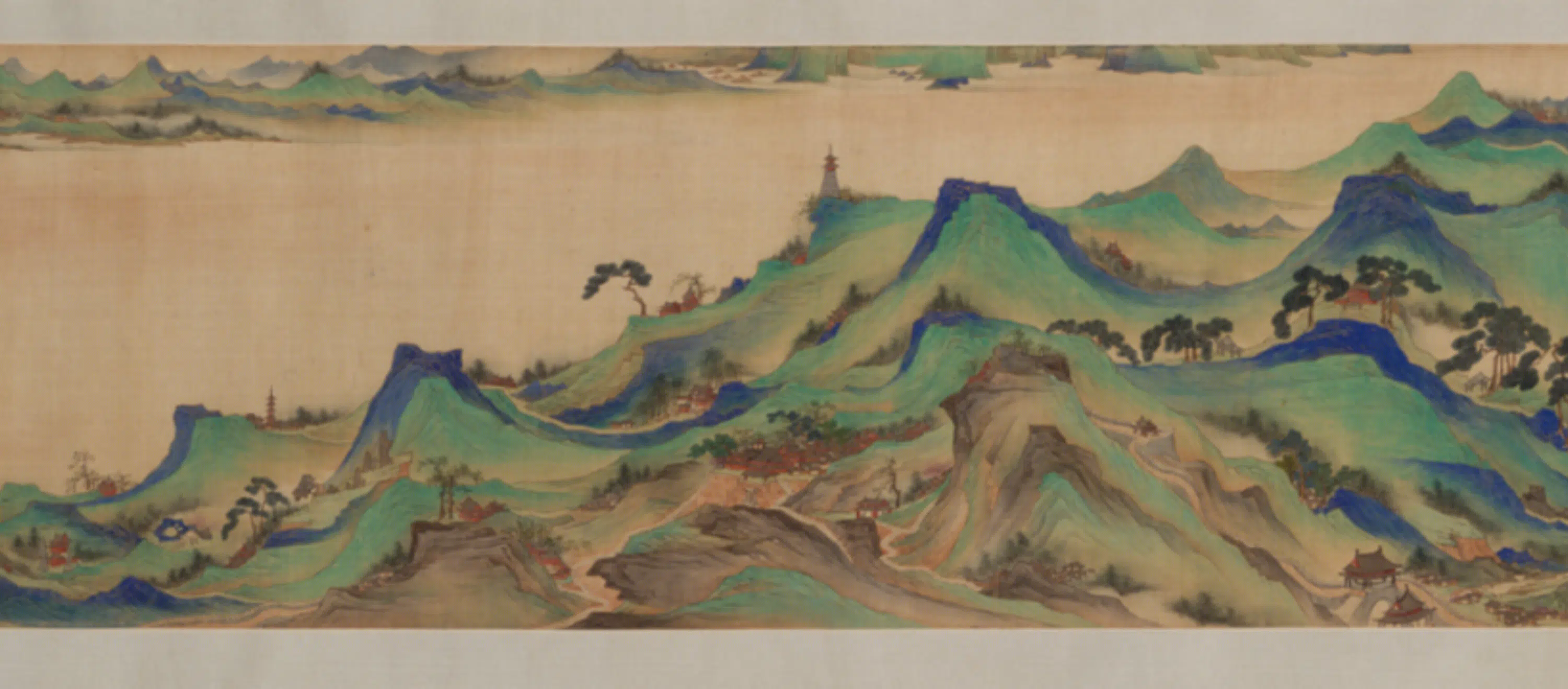 清代【章采】《谢彬画补景西湖载鹤图像卷》 第5张