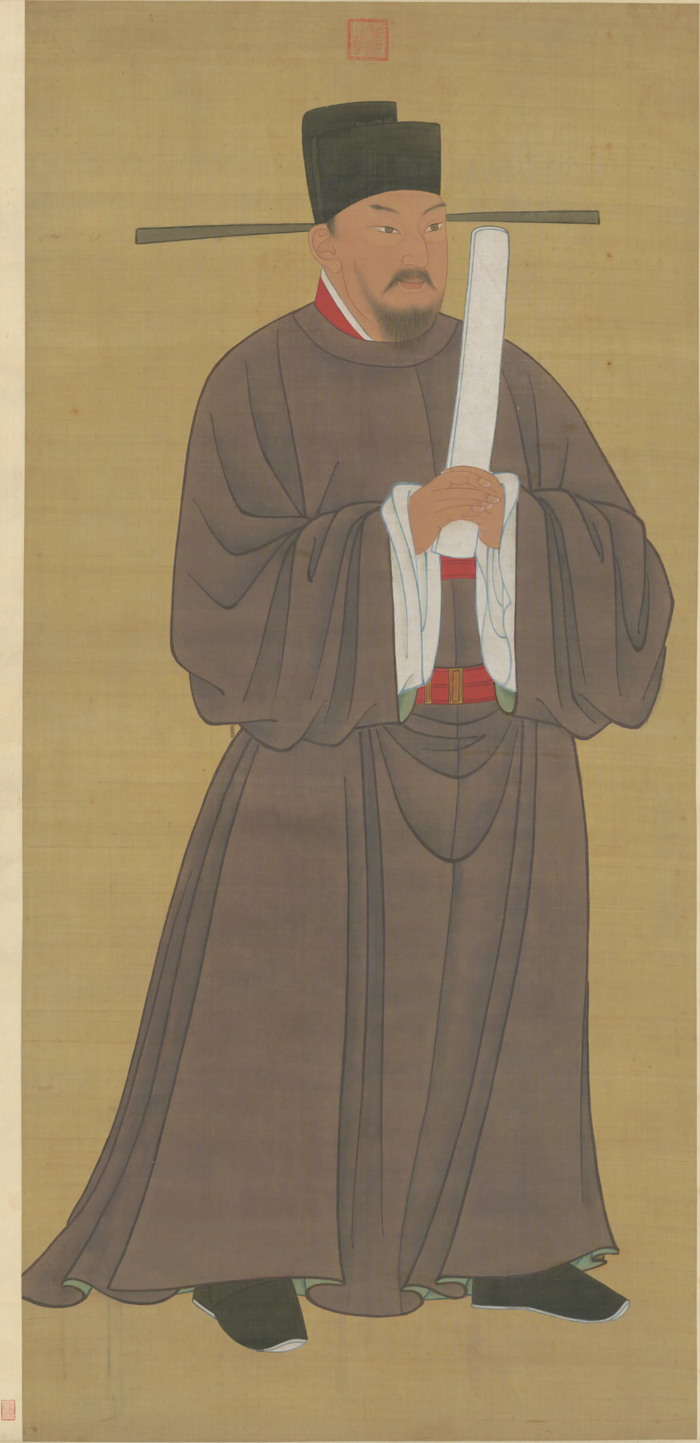 明朝【明人】《画狄仁杰像轴》 第1张 明朝【明人】《画狄仁杰像轴》 第1张
