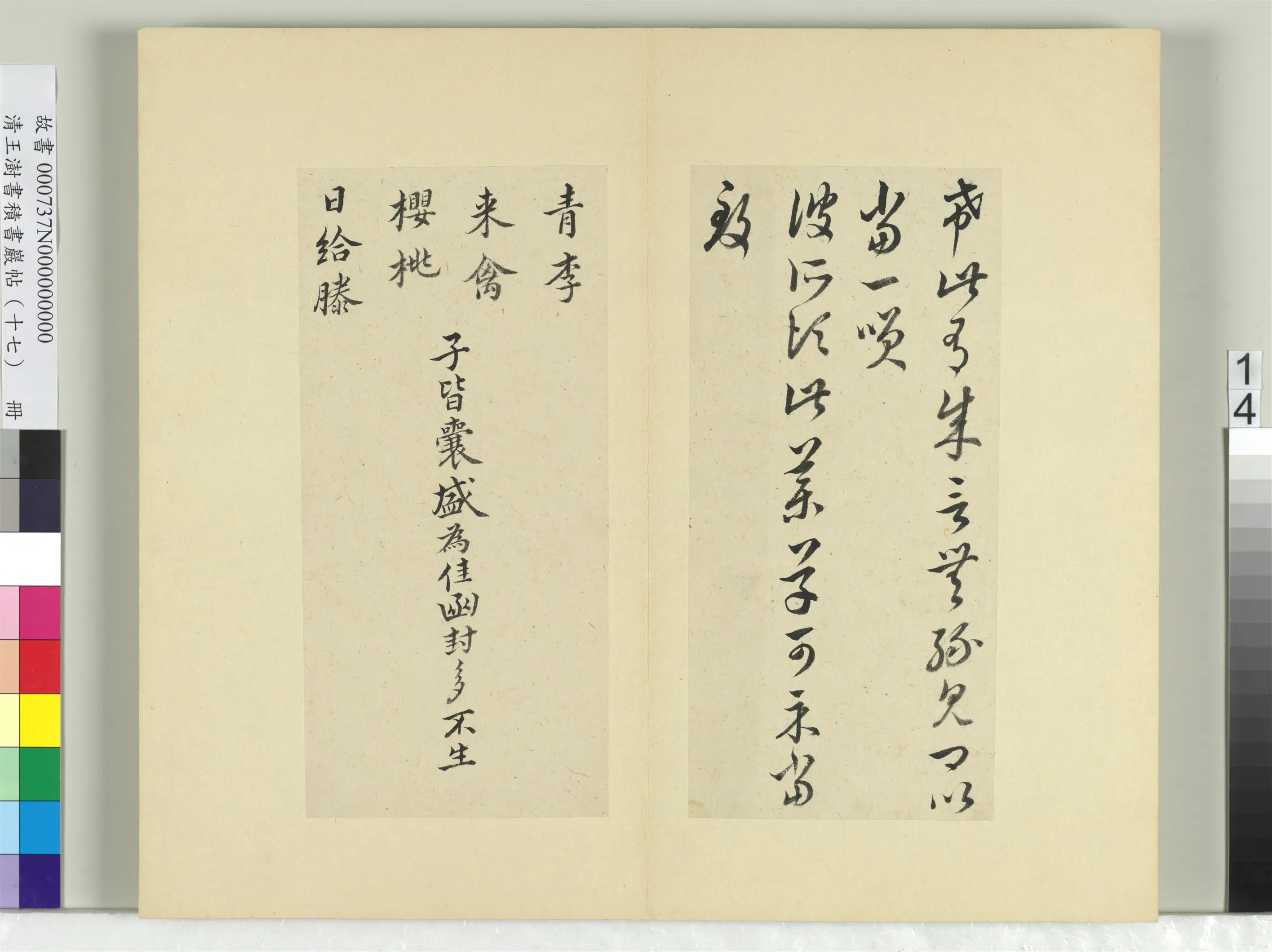 清代【王澍】《书积书岩帖（十七）册-临王羲之十七帖》 第6张