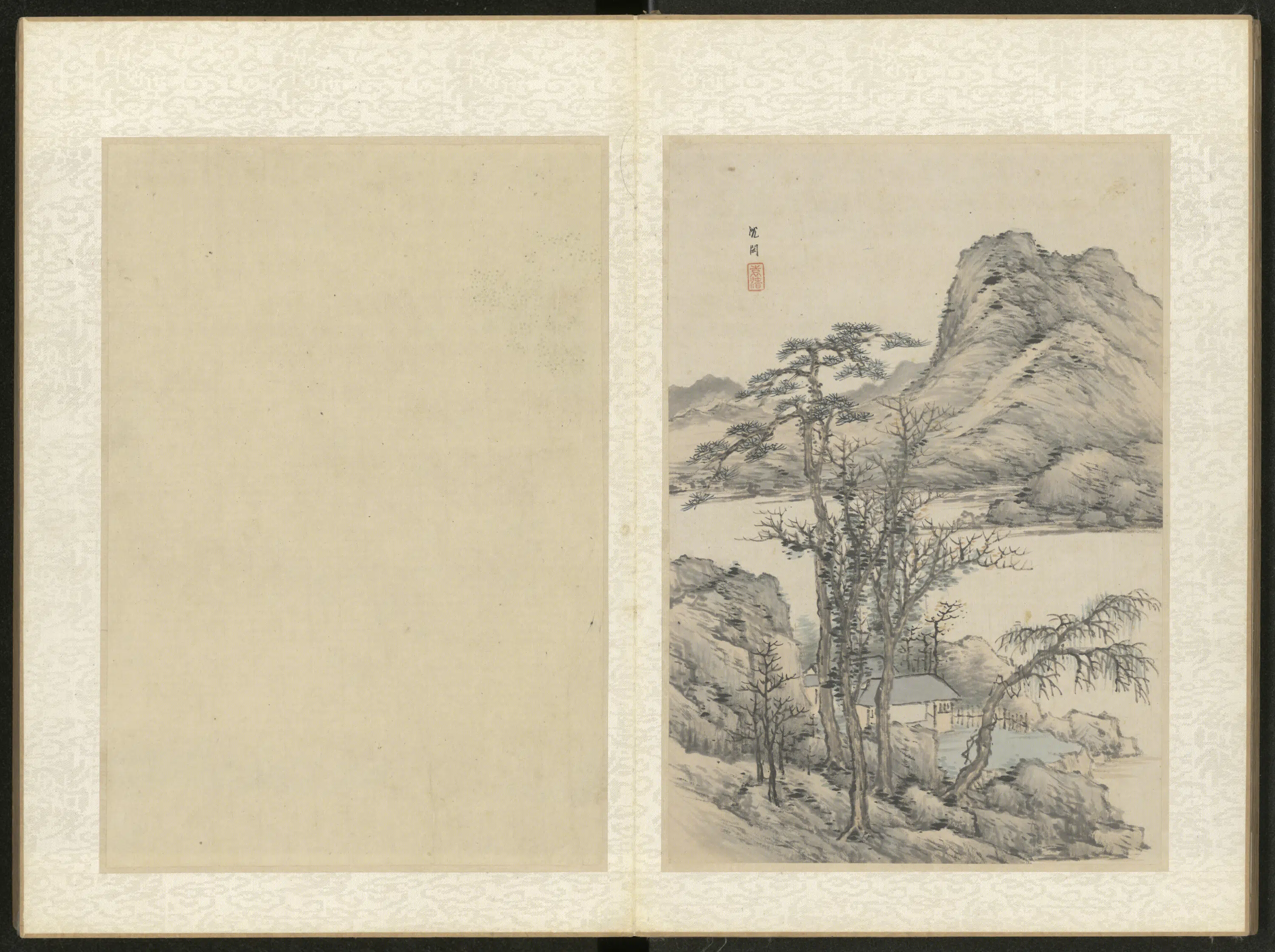 清代【沈闳】《山水册》 第3张