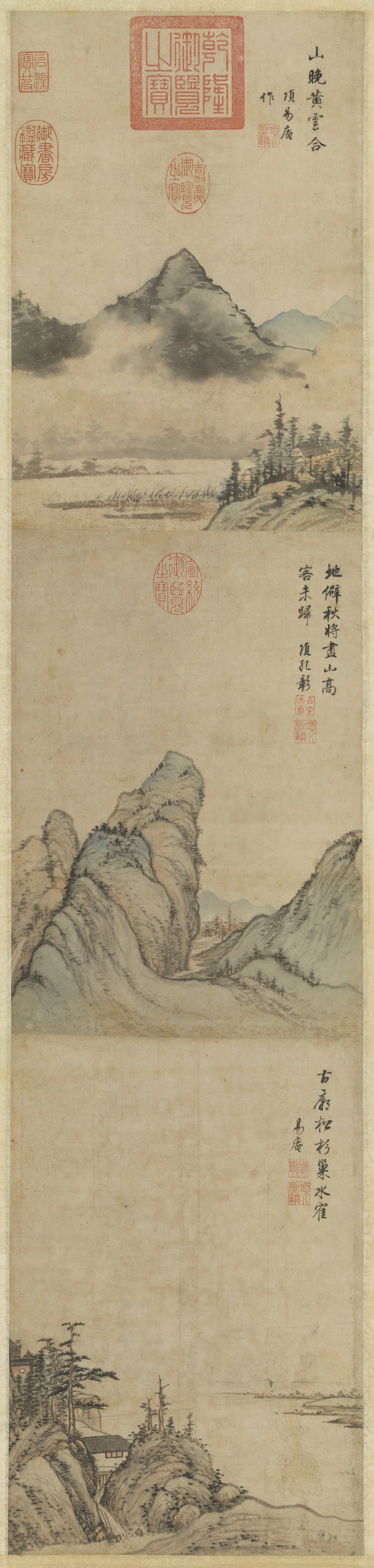 明朝【项圣谟】《山水小景图轴》 第1张 明朝【项圣谟】《山水小景图轴》 第1张