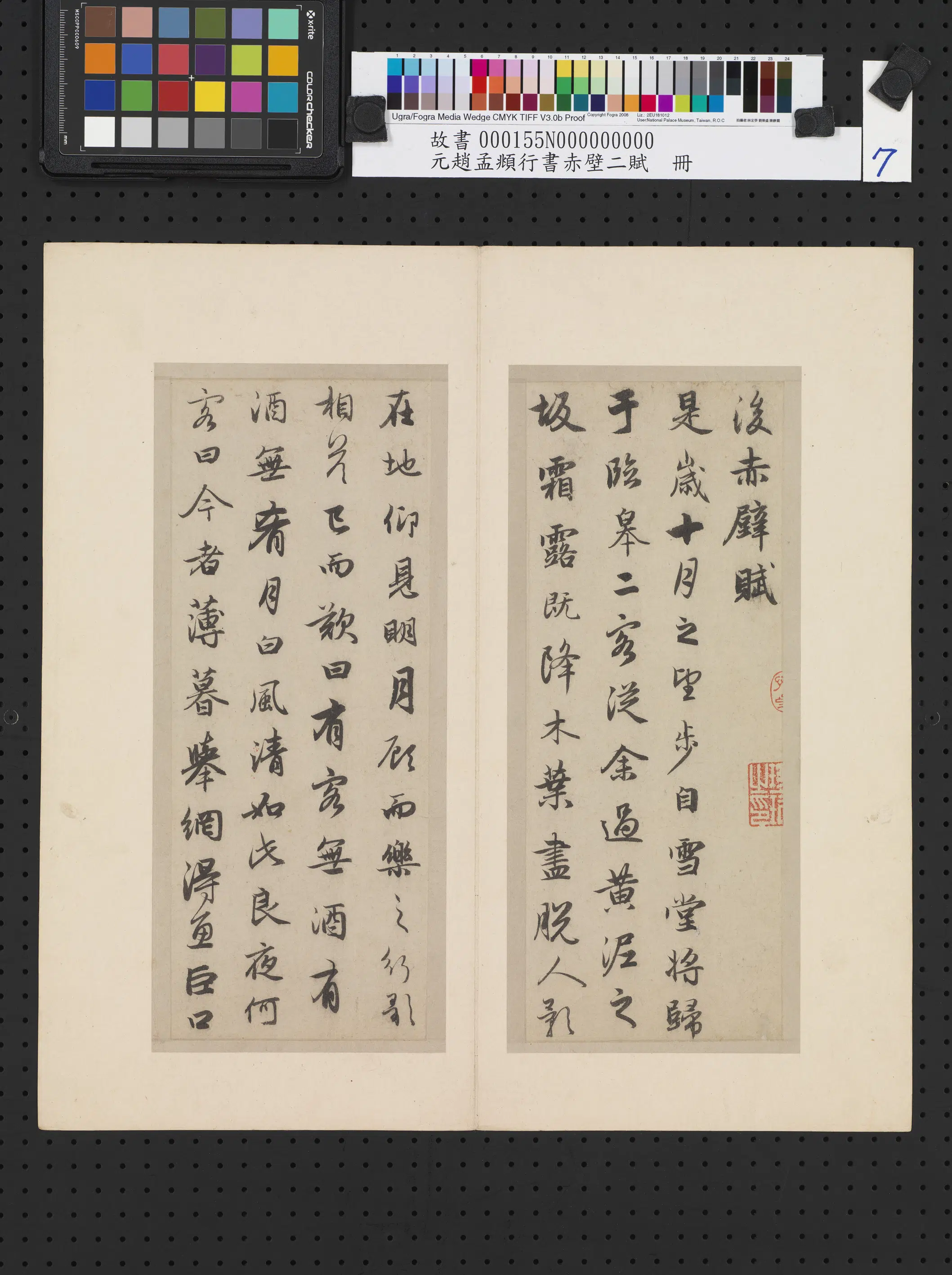 元朝【赵孟頫】《行书赤壁二赋册》 第14张 元朝【赵孟頫】《行书赤壁二赋册》 第14张