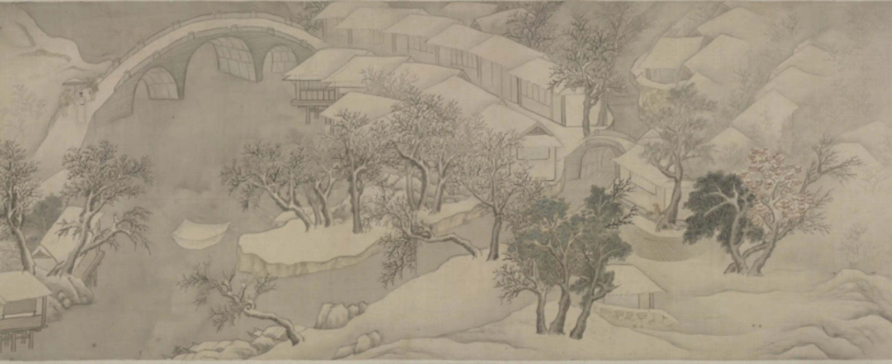 明朝【黄昌言】《雪夜暮归卷》 第4张 明朝【黄昌言】《雪夜暮归卷》 第4张
