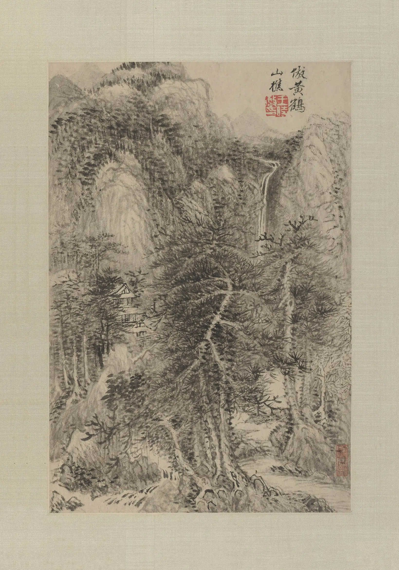 清代【王时敏】《仿古山水册-2》