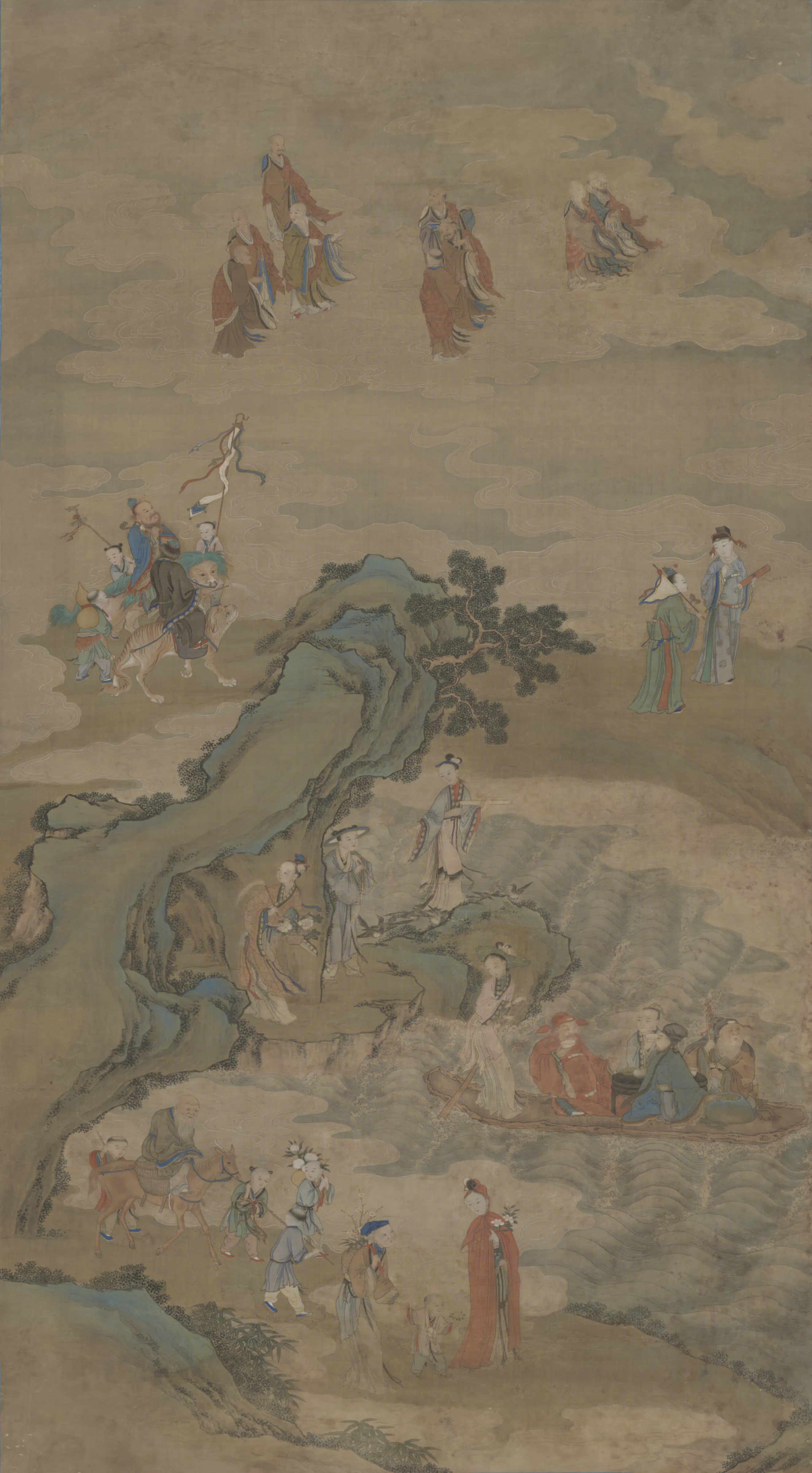 清代【清人】《群仙祝寿贴落-2》 第1张 清代【清人】《群仙祝寿贴落-2》 第1张