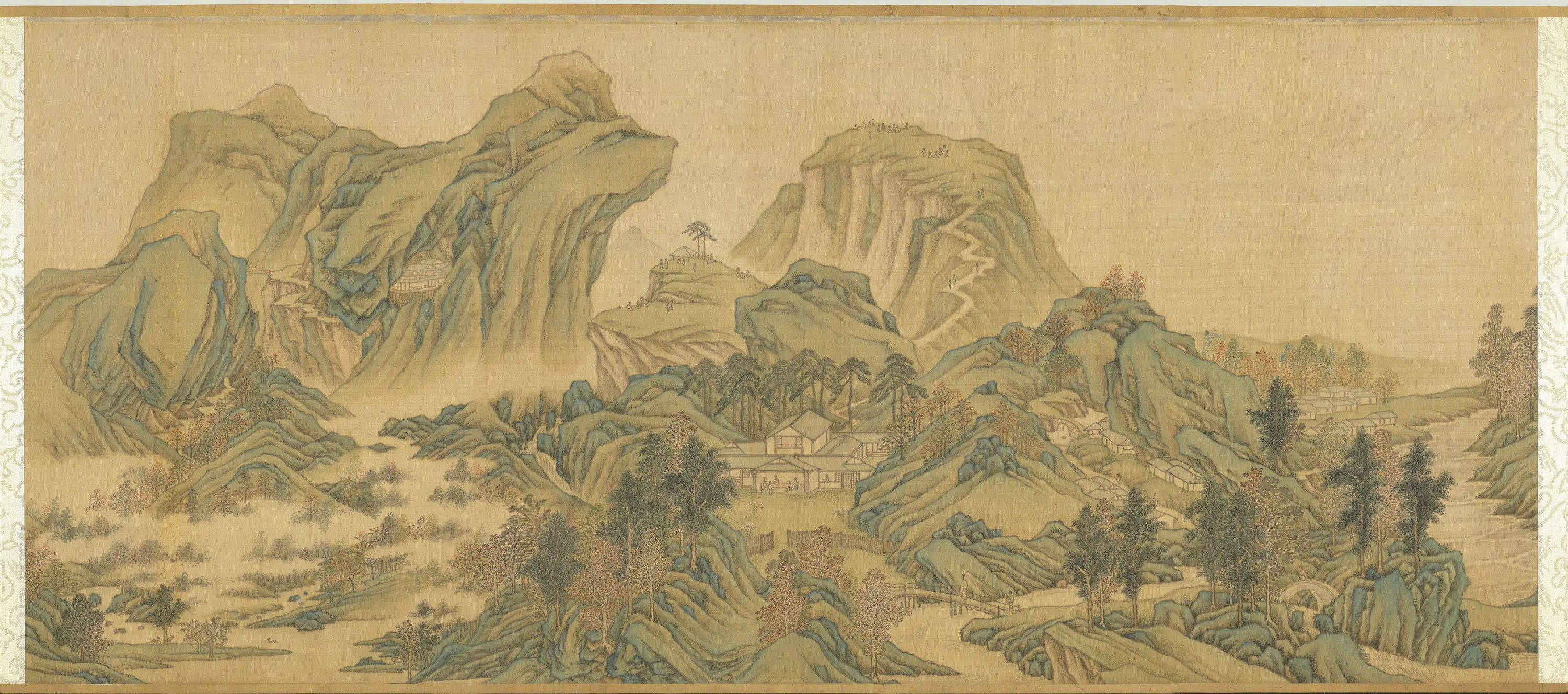明朝【吴彬】《月令图卷九月》