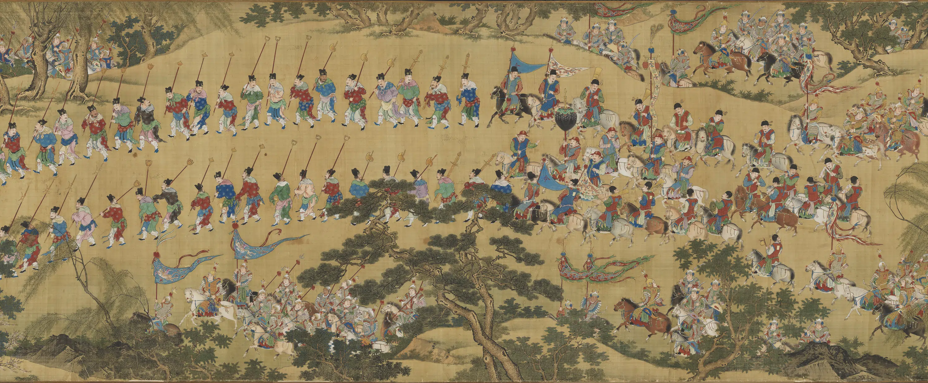 明朝《明人画出警图卷》 第11张 明朝《明人画出警图卷》 第11张