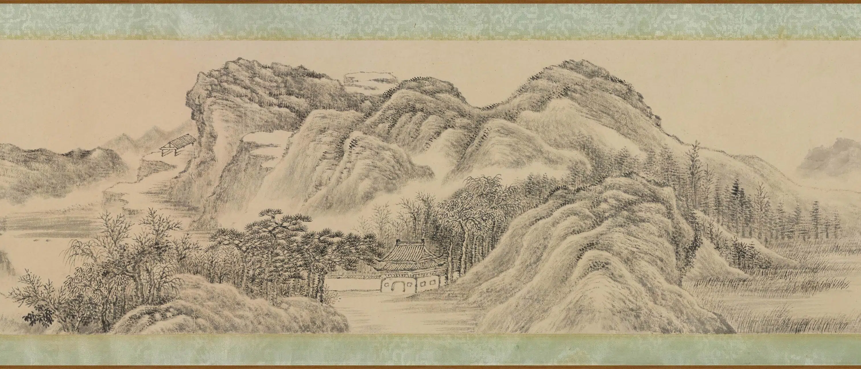 清代【戴熙】《溪山清远图卷》 第2张