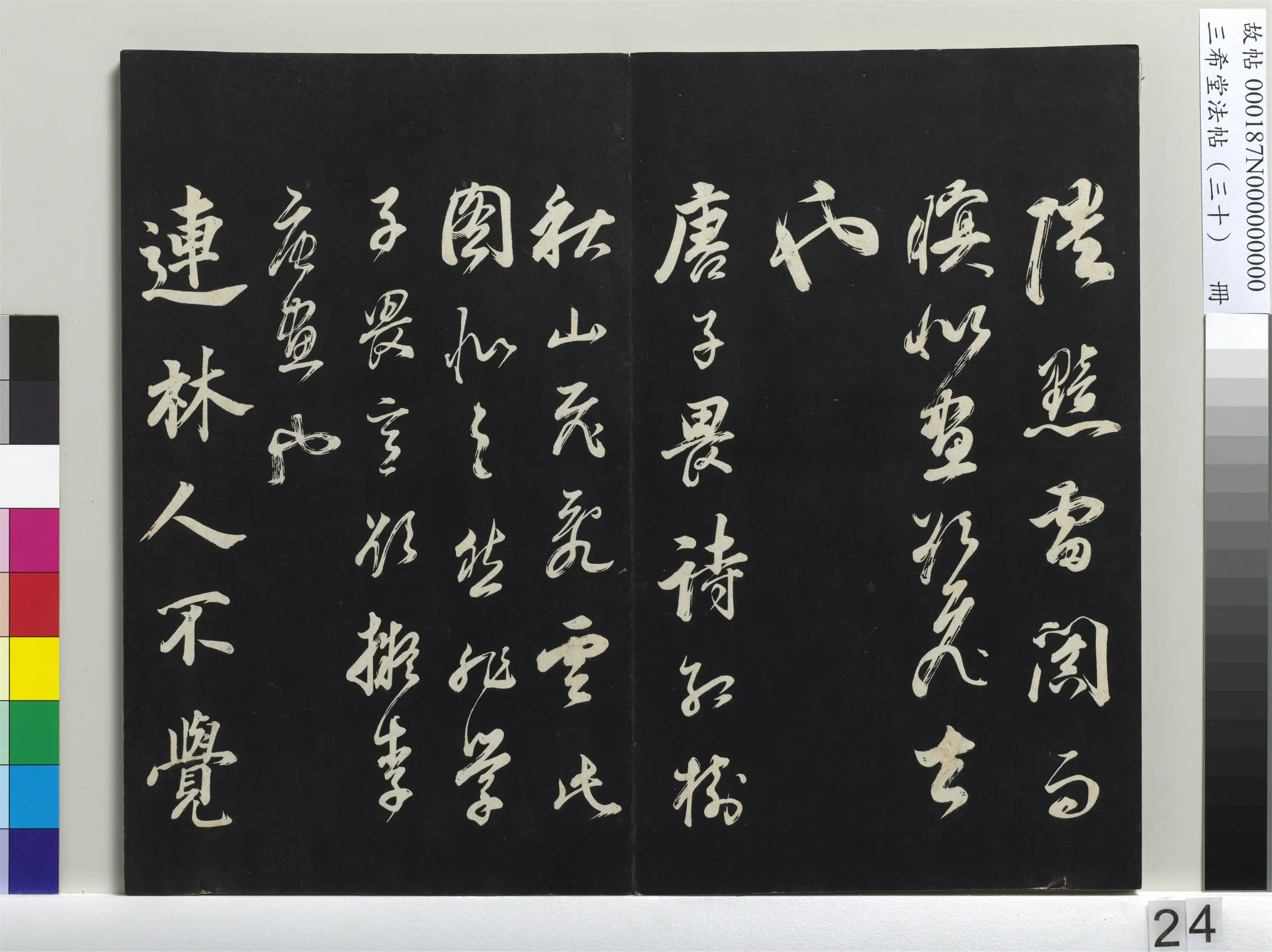明代【董其昌】《三希堂法帖（三十）册-明董其昌题画十则-1》 第4张
