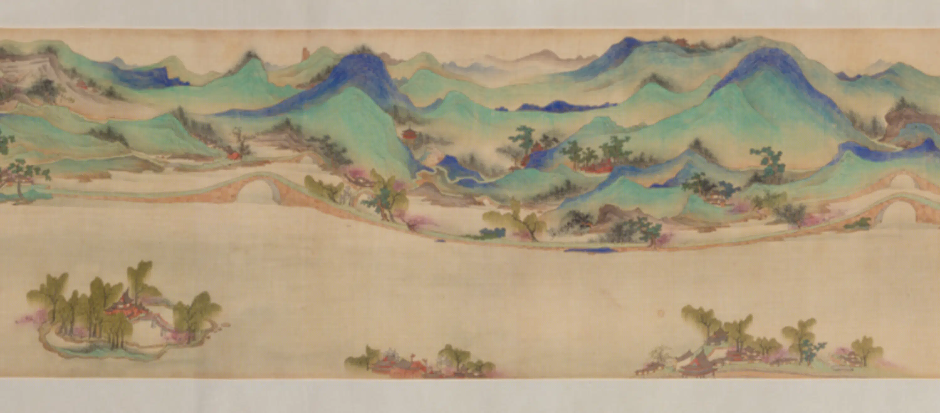 清代【章采】《谢彬画补景西湖载鹤图像卷》 第7张