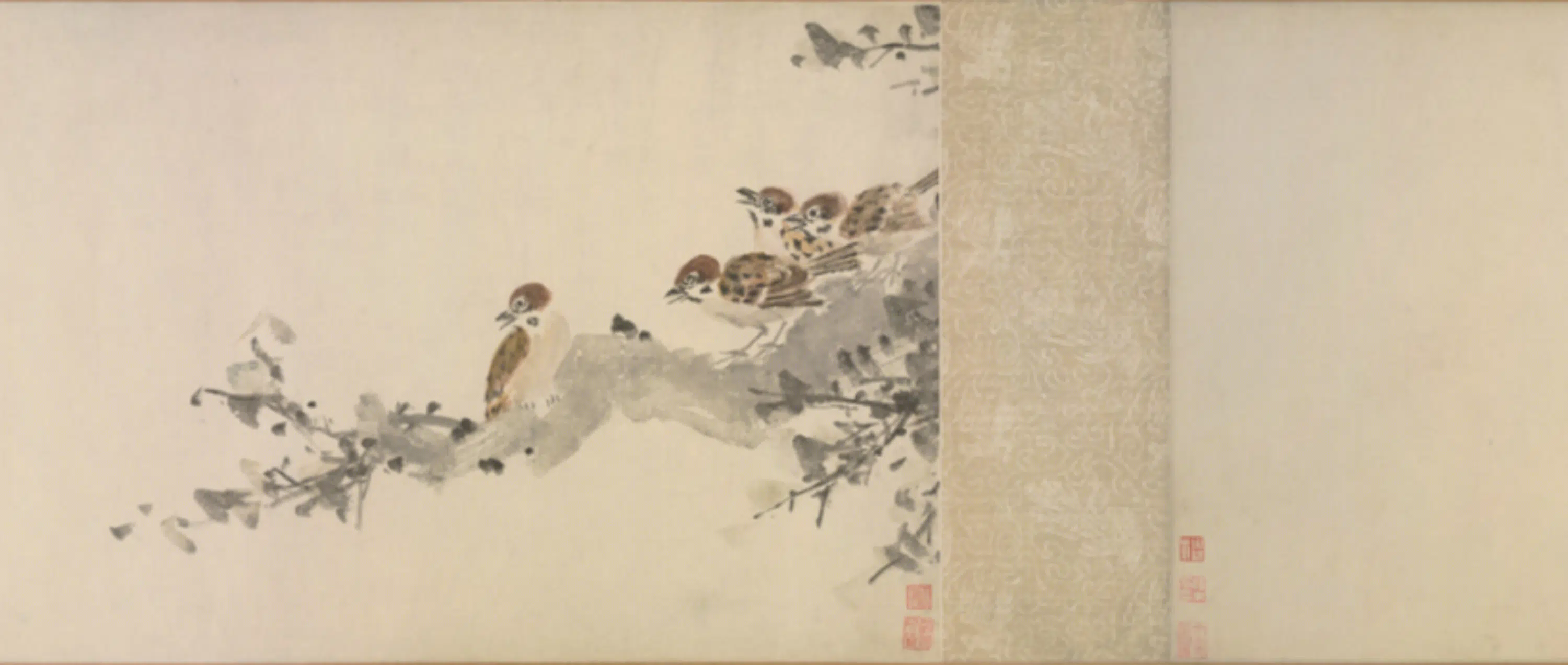 明朝【曹镤】《花鸟图卷》 第4张
