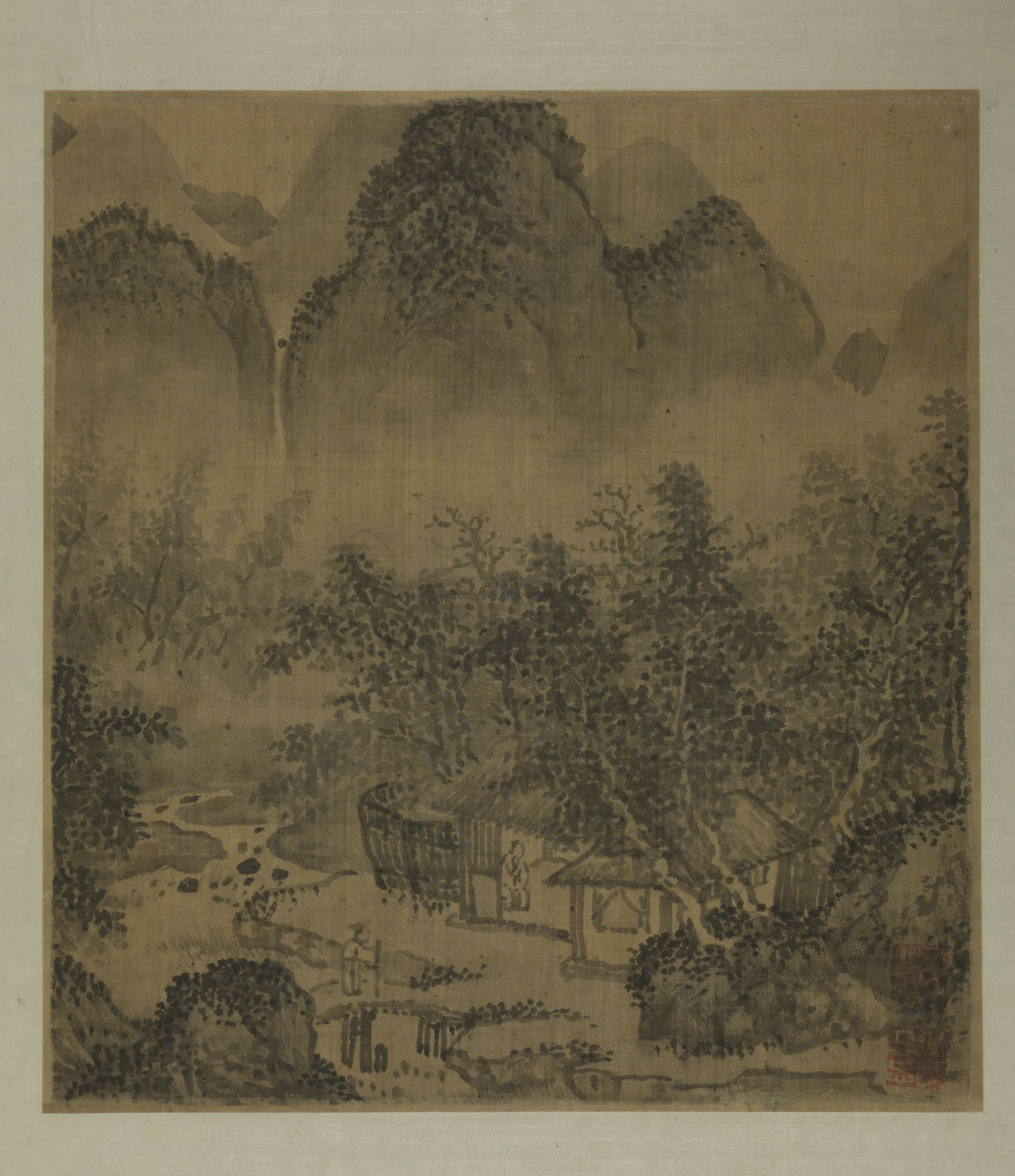 明朝【谢时臣】《山水册页》