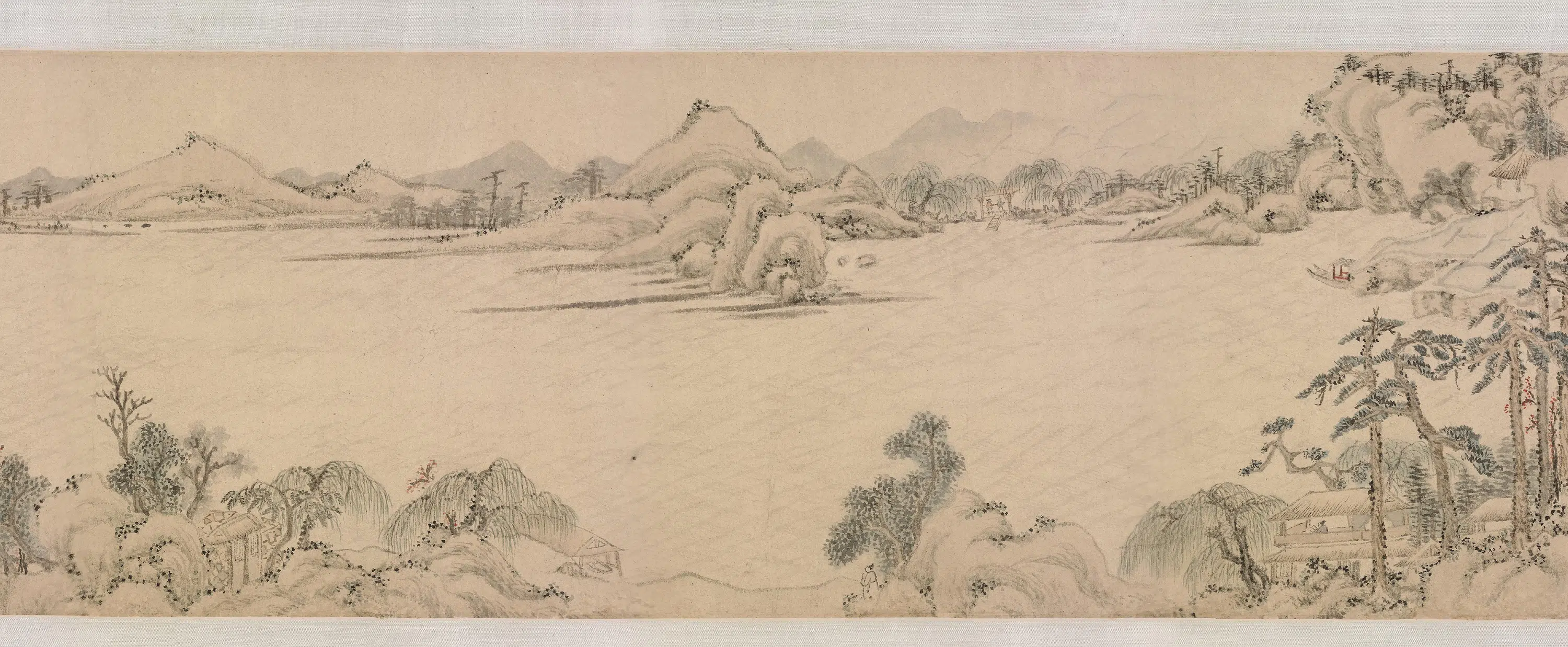 明朝【文嘉】《山水图卷》 第4张
