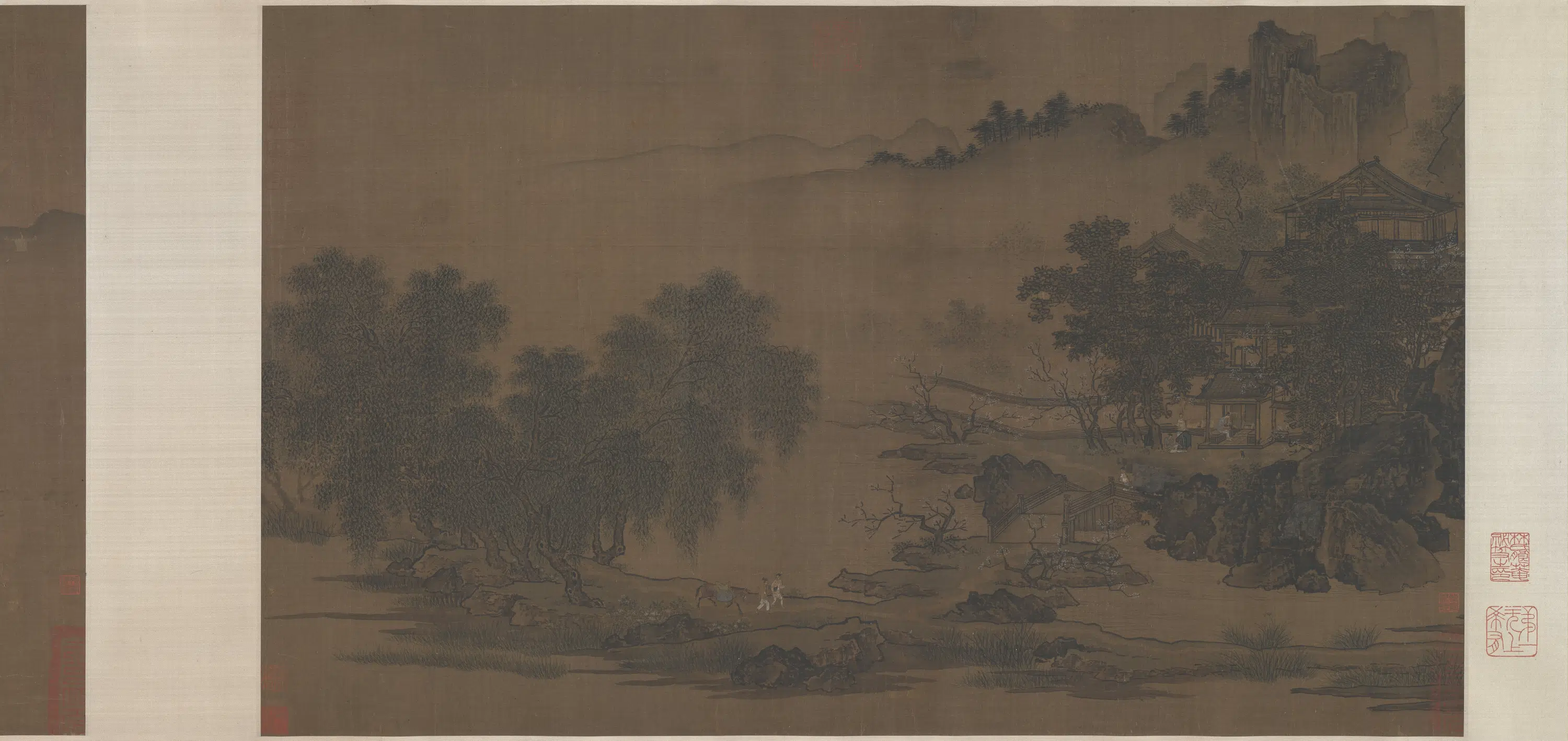 南宋【刘松年】《四景山水图卷》 第5张 南宋【刘松年】《四景山水图卷》 第5张