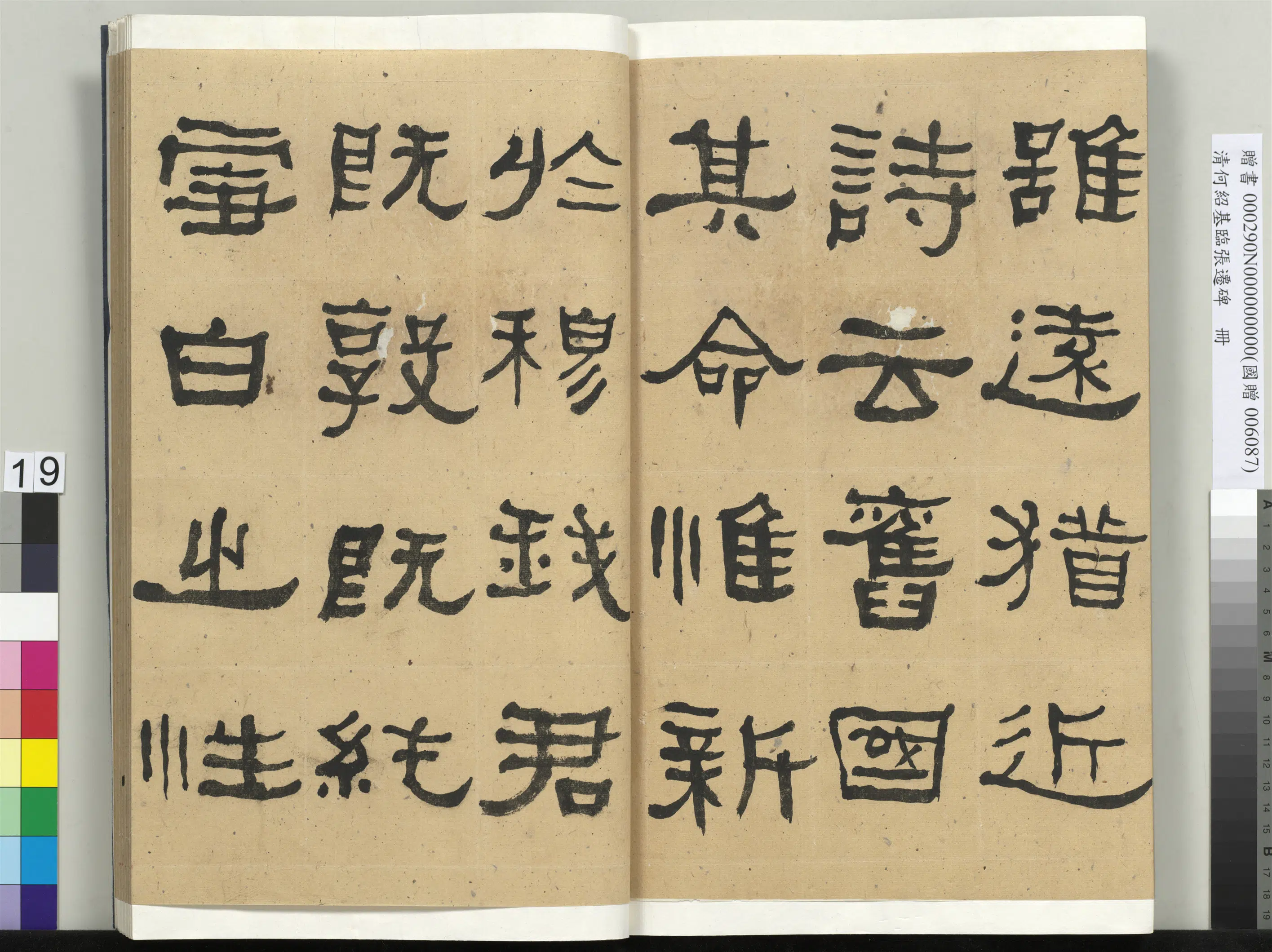 清代【何绍基】《临张迁碑册-2》 第19张