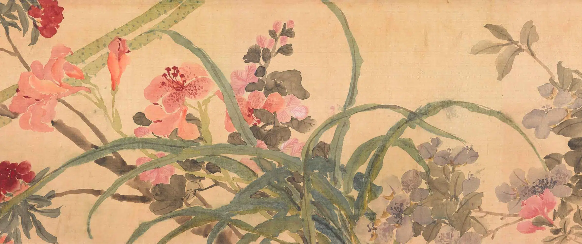 清代【任熊】《花卉图卷》 第9张