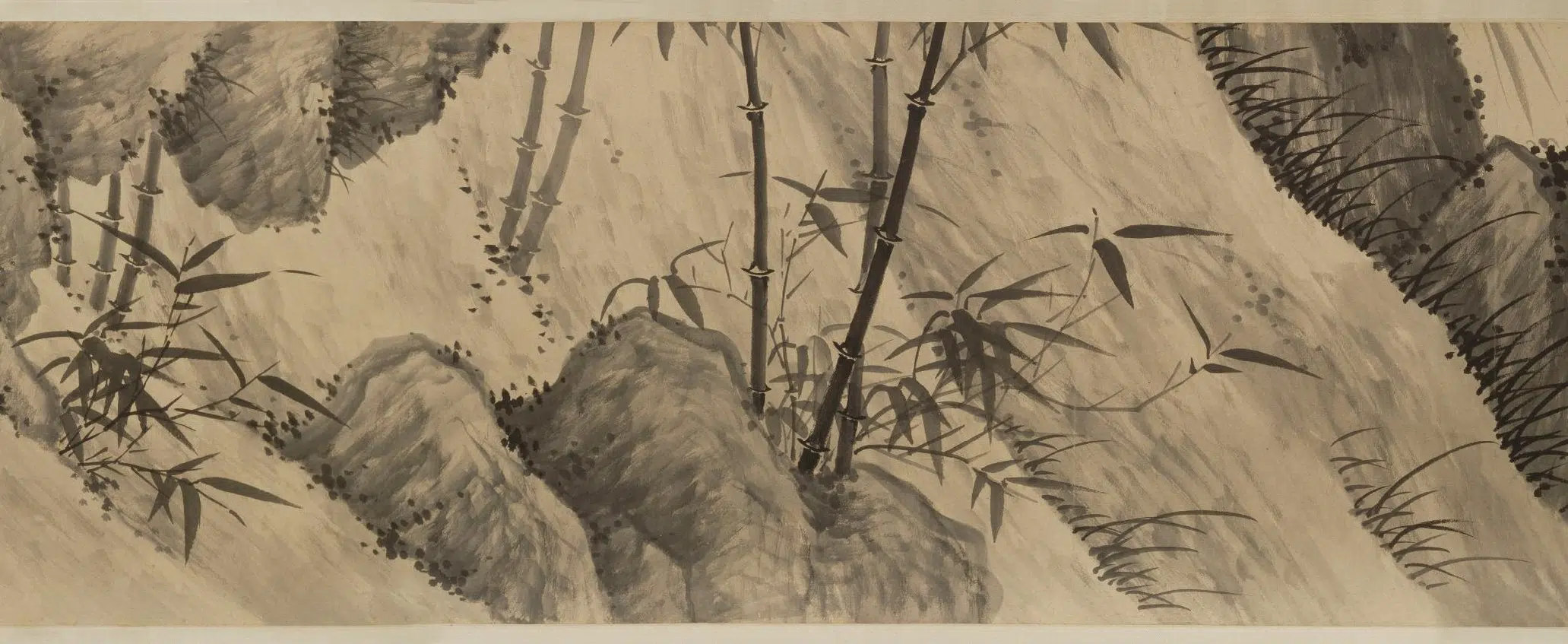 明朝【夏昶】《湘江风雨图卷》 第7张