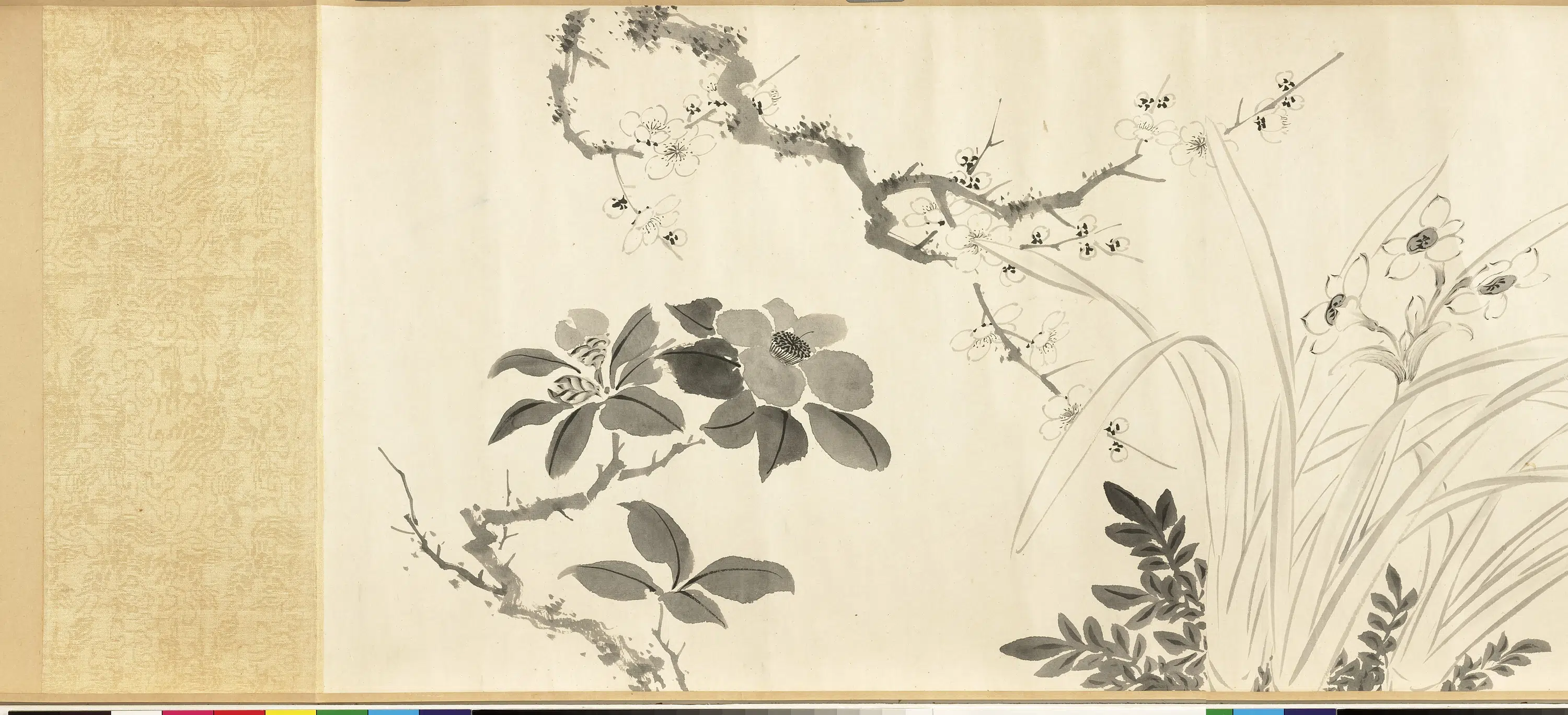 清代【张画】《画杂卉卷》