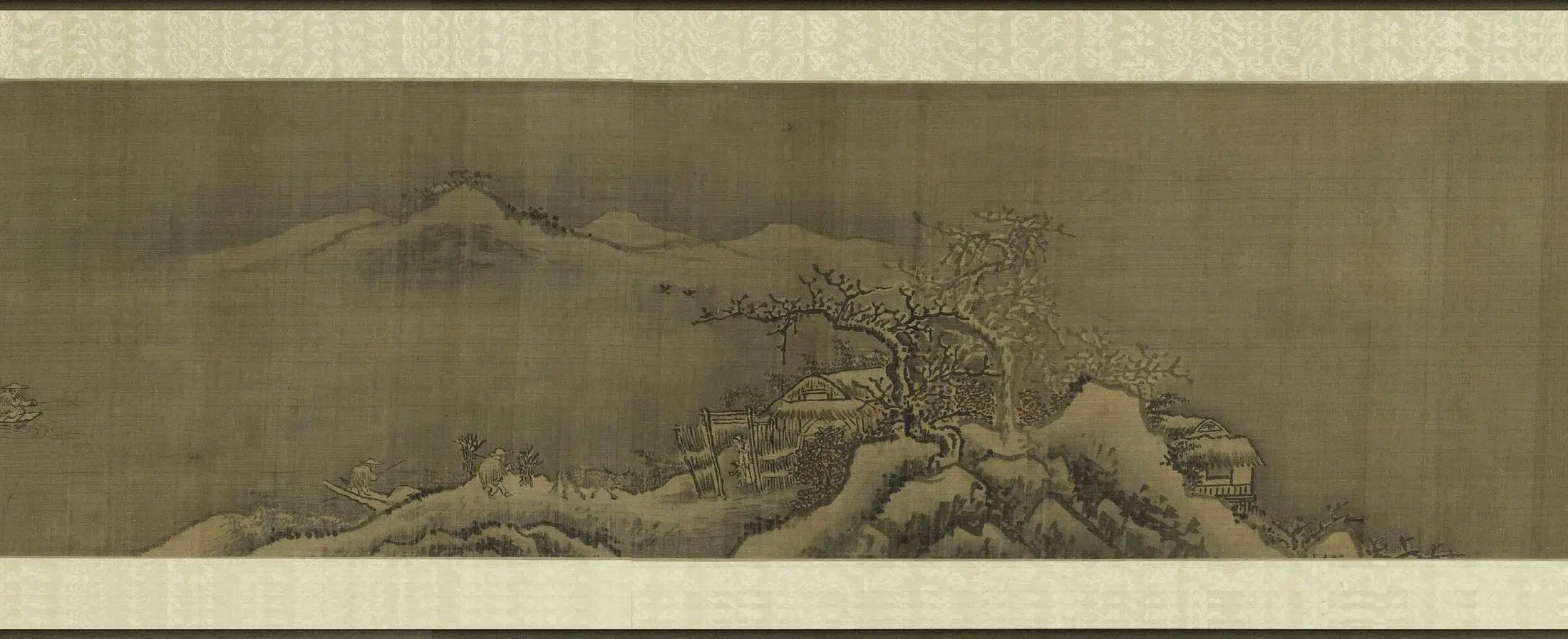 元朝【张远】《潇湘八景图卷》 第4张