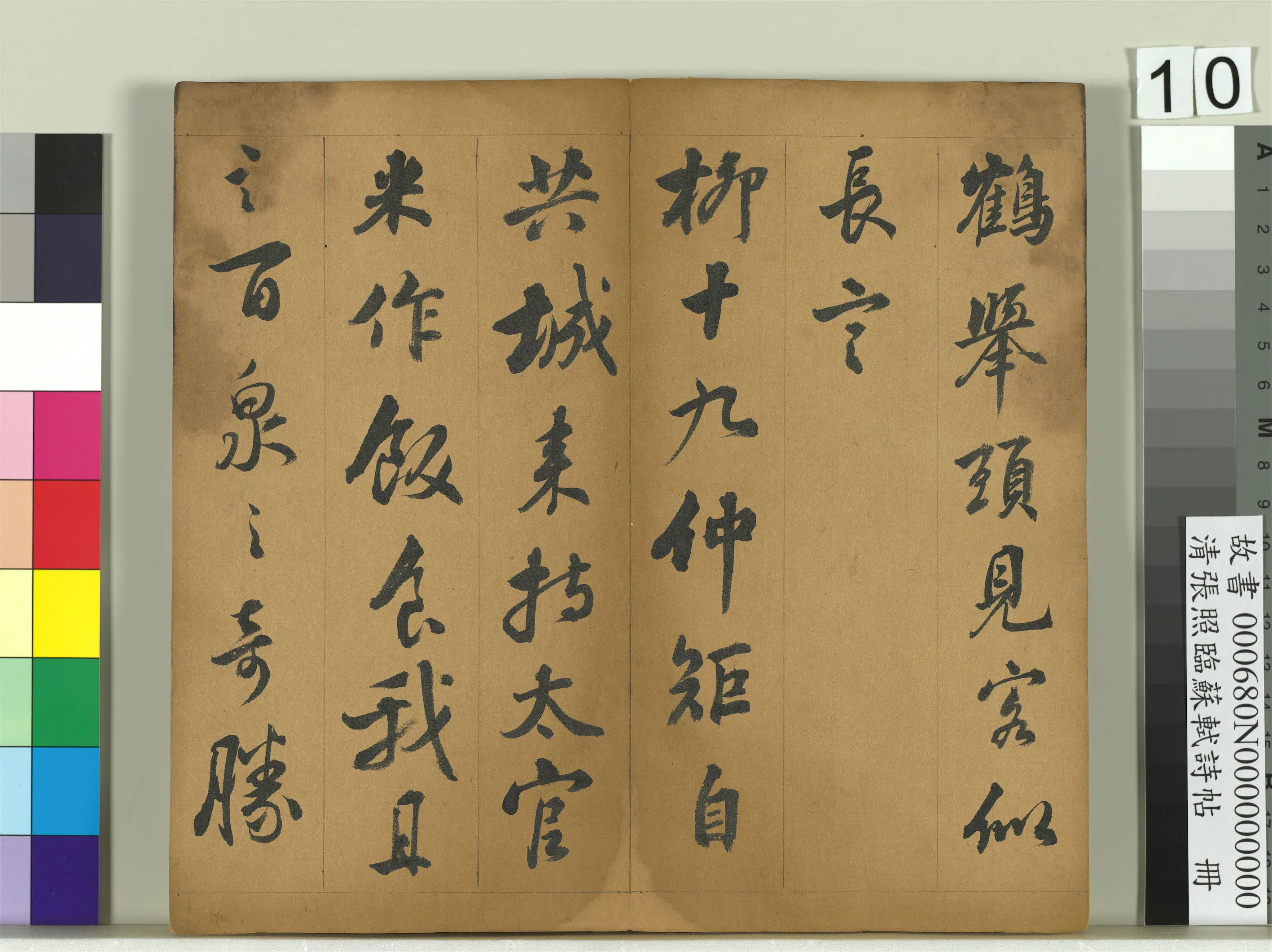 清代【张照】《临苏轼诗帖册》 第2张