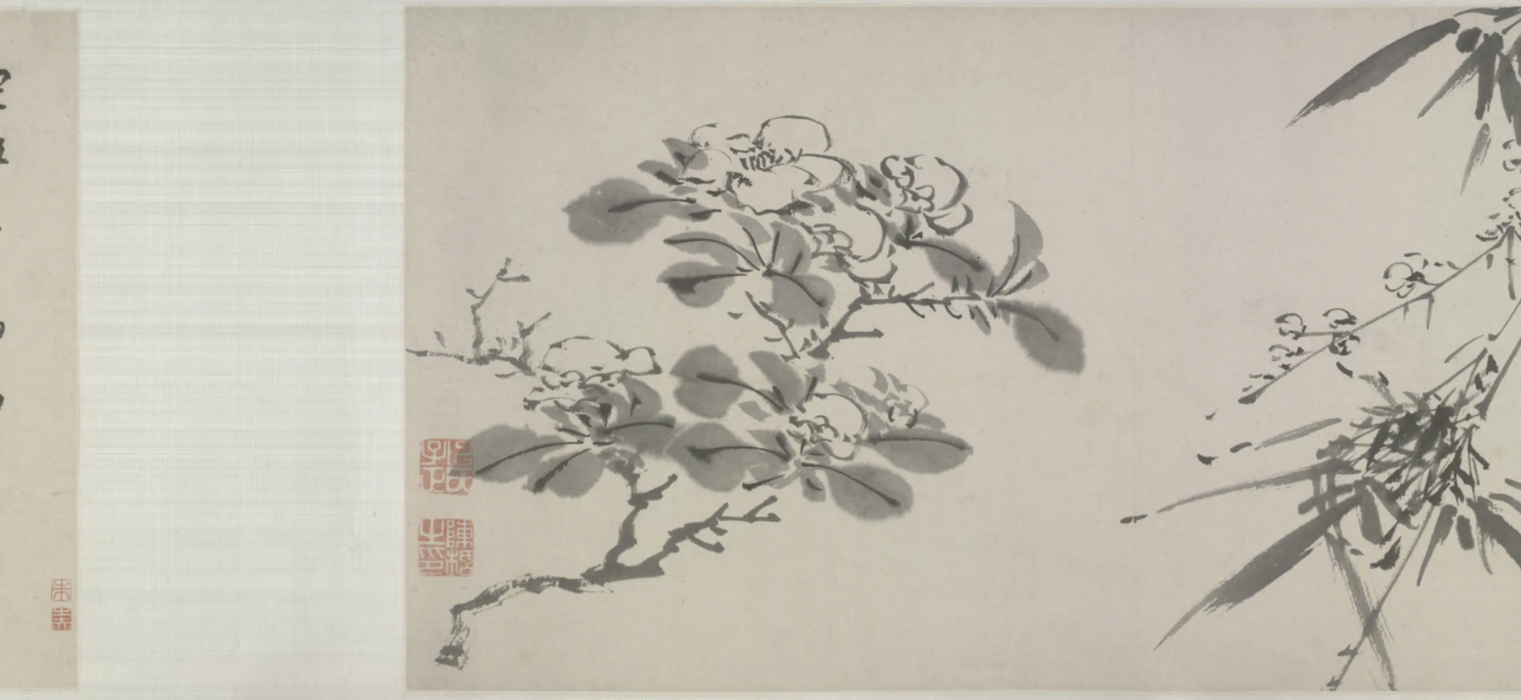 明朝【陈栝】《墨花八种卷》 第3张