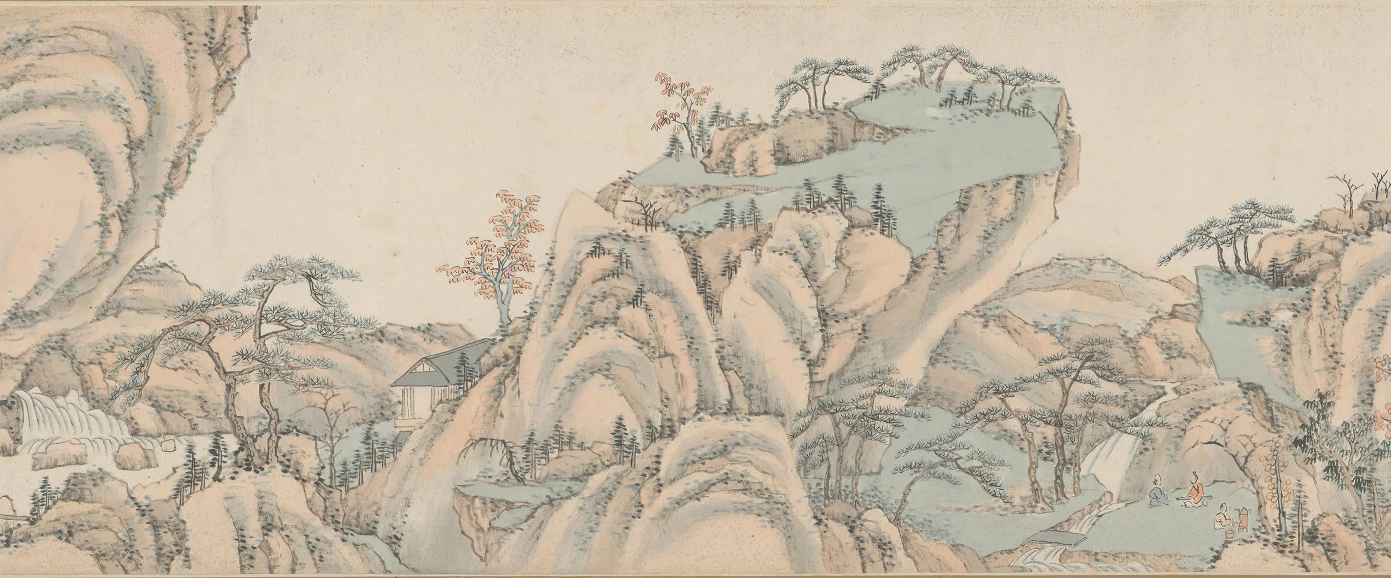 清代【萧云从】《山水图卷》 第7张