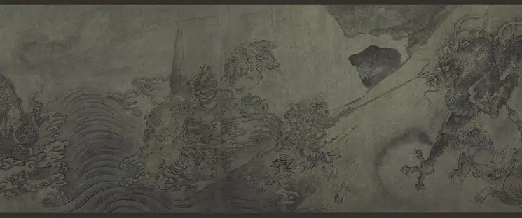 明朝【佚名】《搜山图卷》 第8张