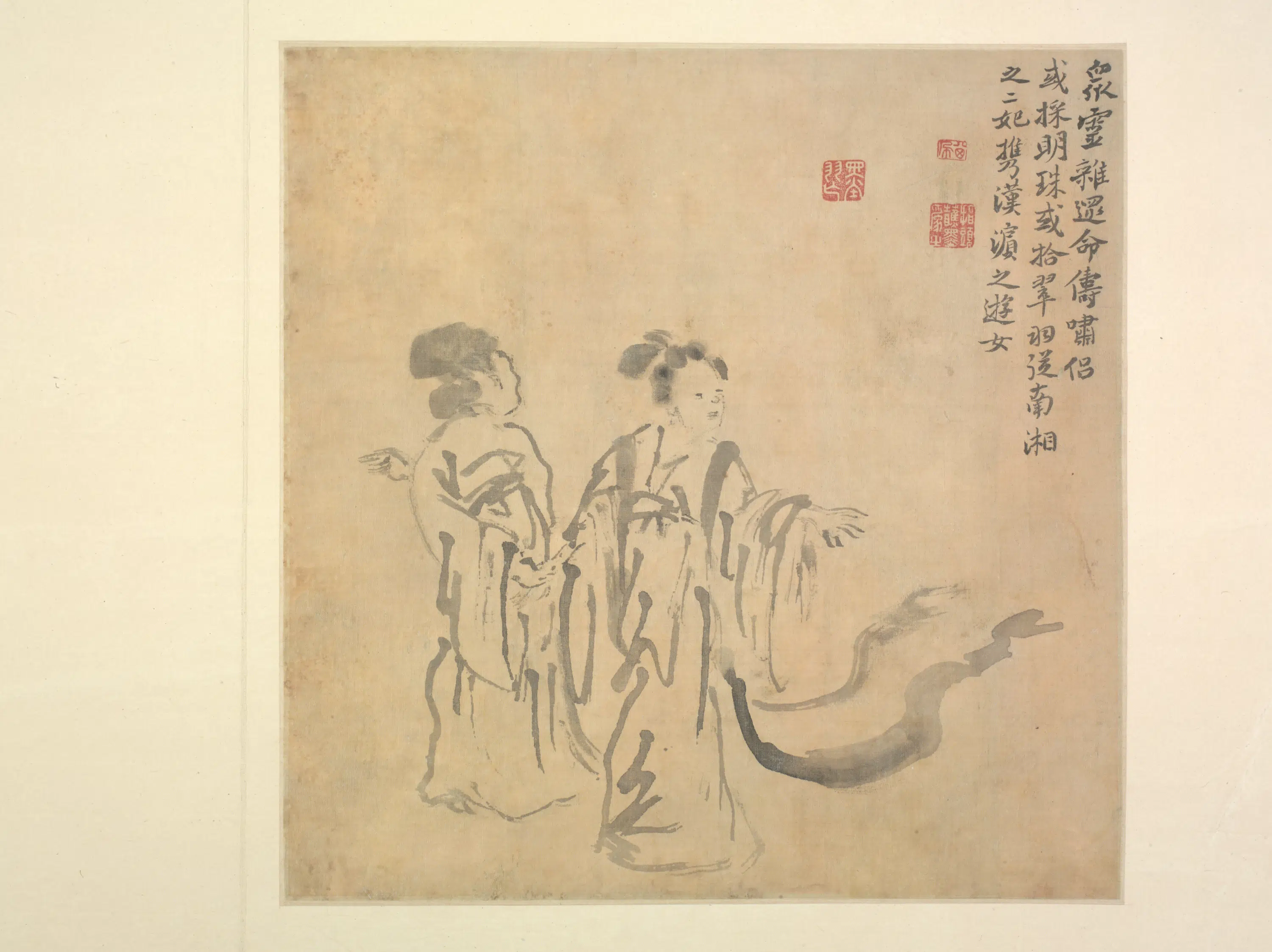 清代【高其佩】《指画洛神赋图册》
