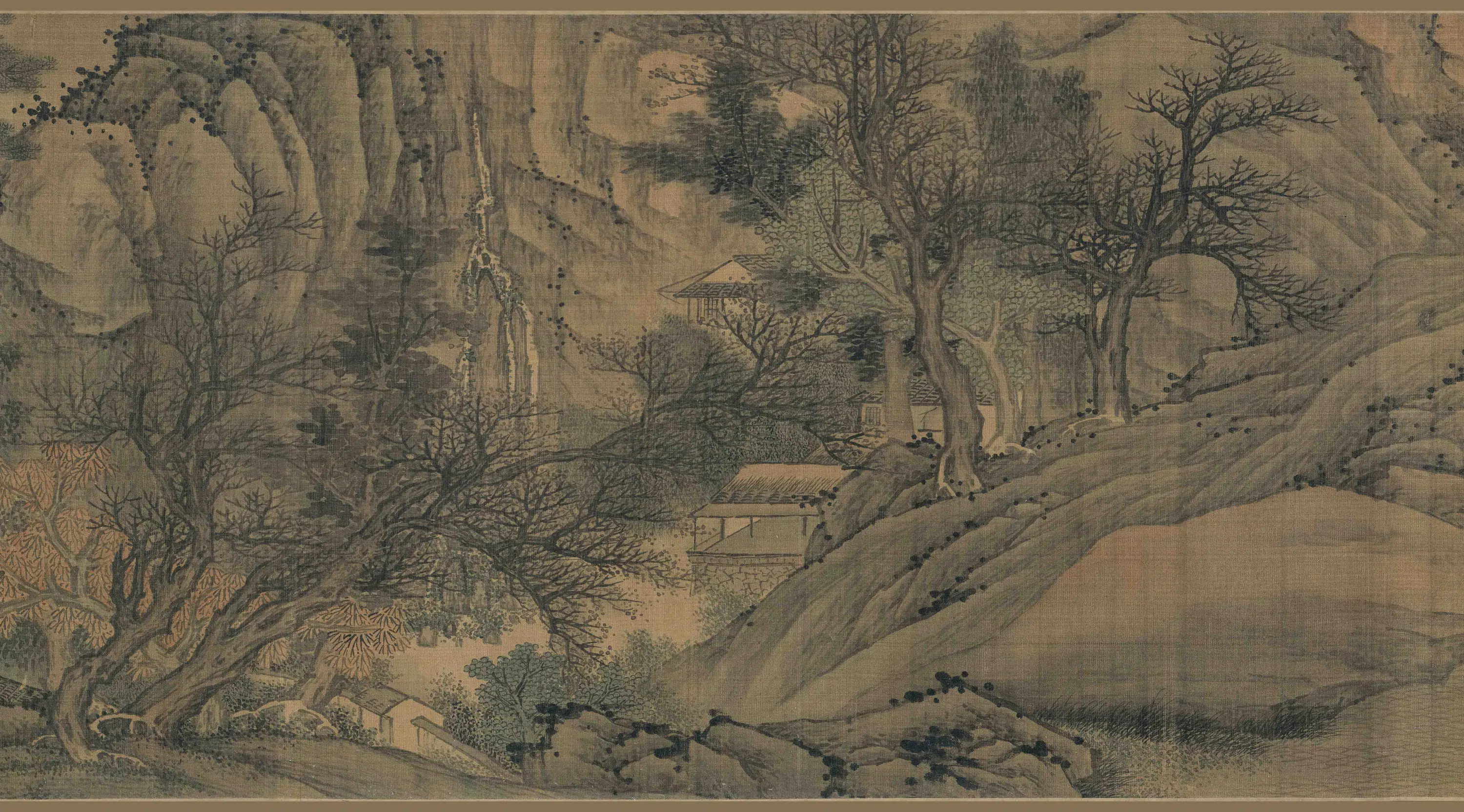清代【高岑】《秋山归帆图卷》 第2张 清代【高岑】《秋山归帆图卷》 第2张