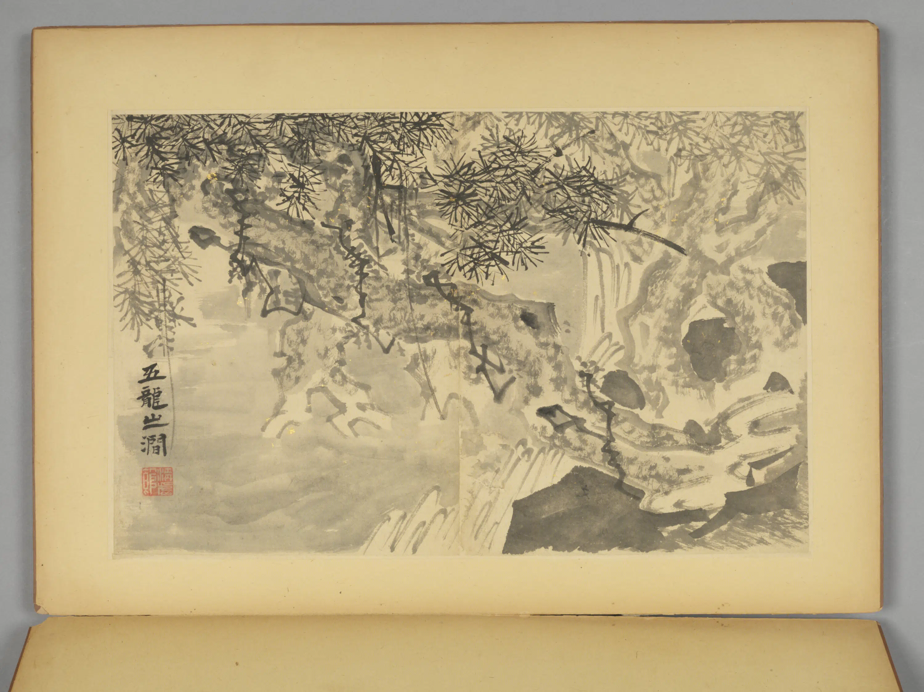 明朝【毛复光】《花卉人物册》 第3张 明朝【毛复光】《花卉人物册》 第3张