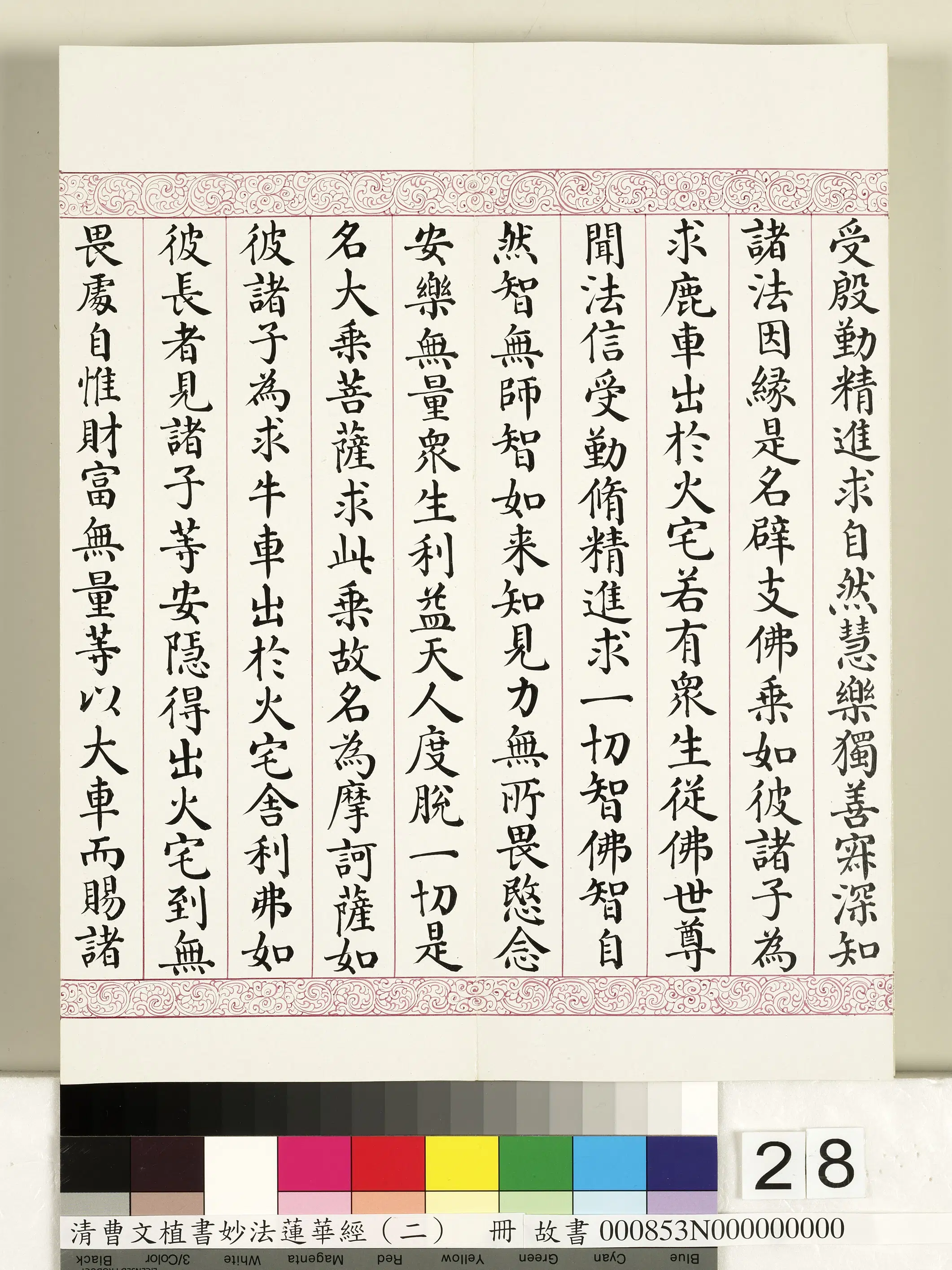 清代【曹文埴】《妙法莲华经（二）册》 第21张