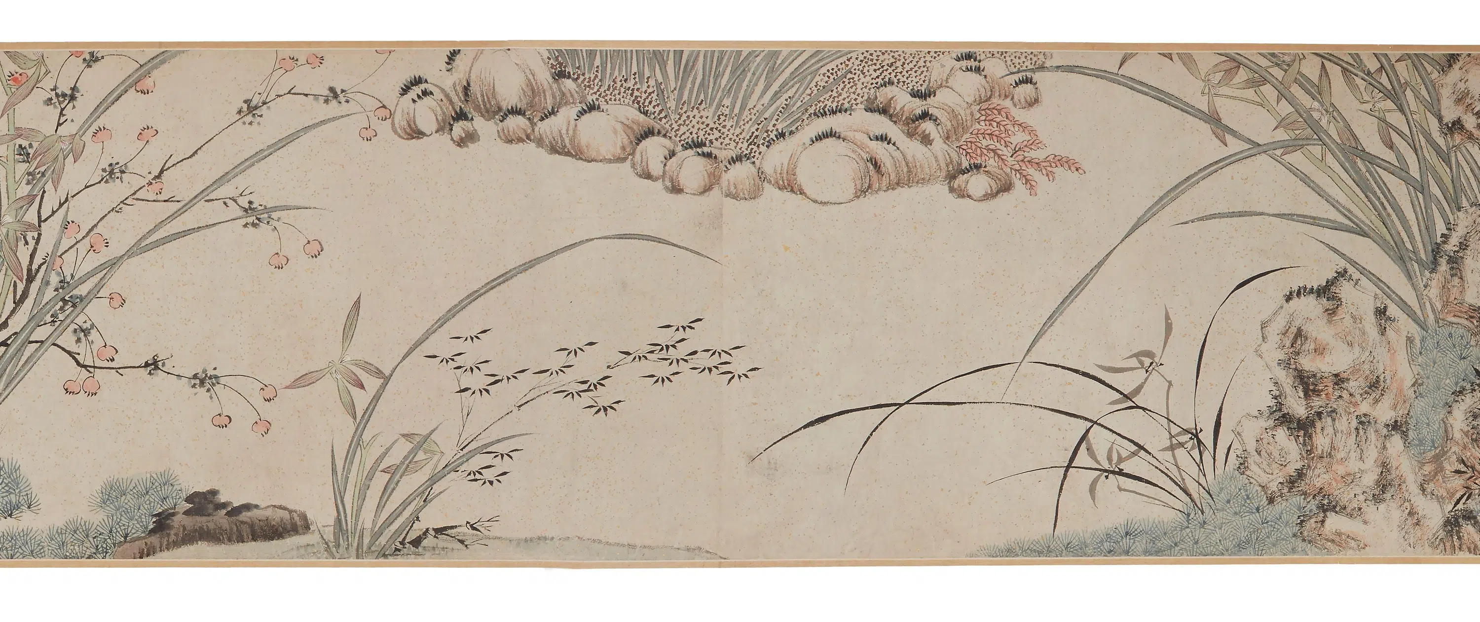 明代【马守真】《设色兰竹卷》 第2张 明代【马守真】《设色兰竹卷》 第2张