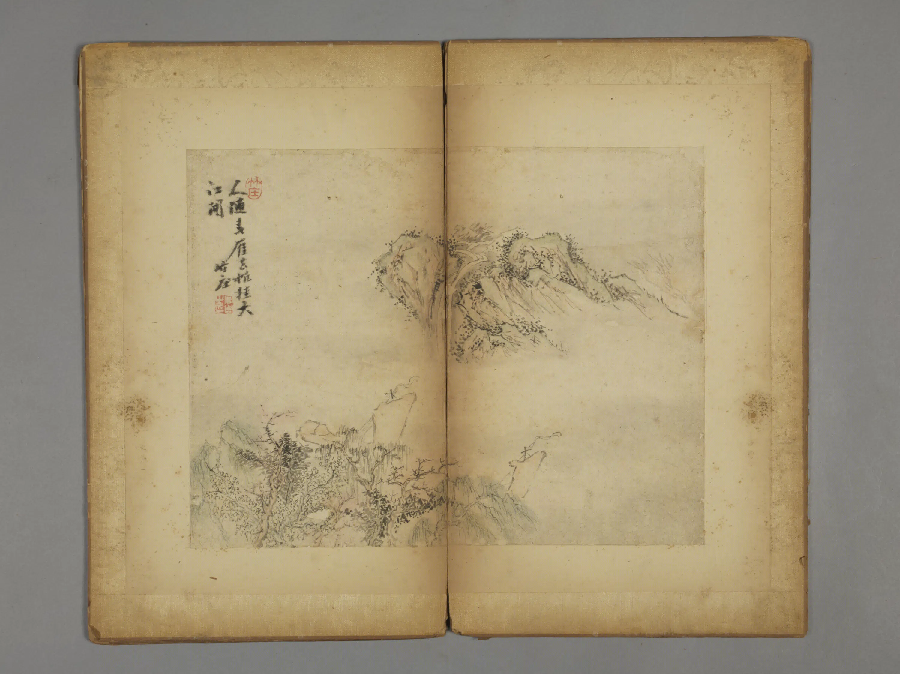 清代【上官周】《山水册（10开）》 第4张