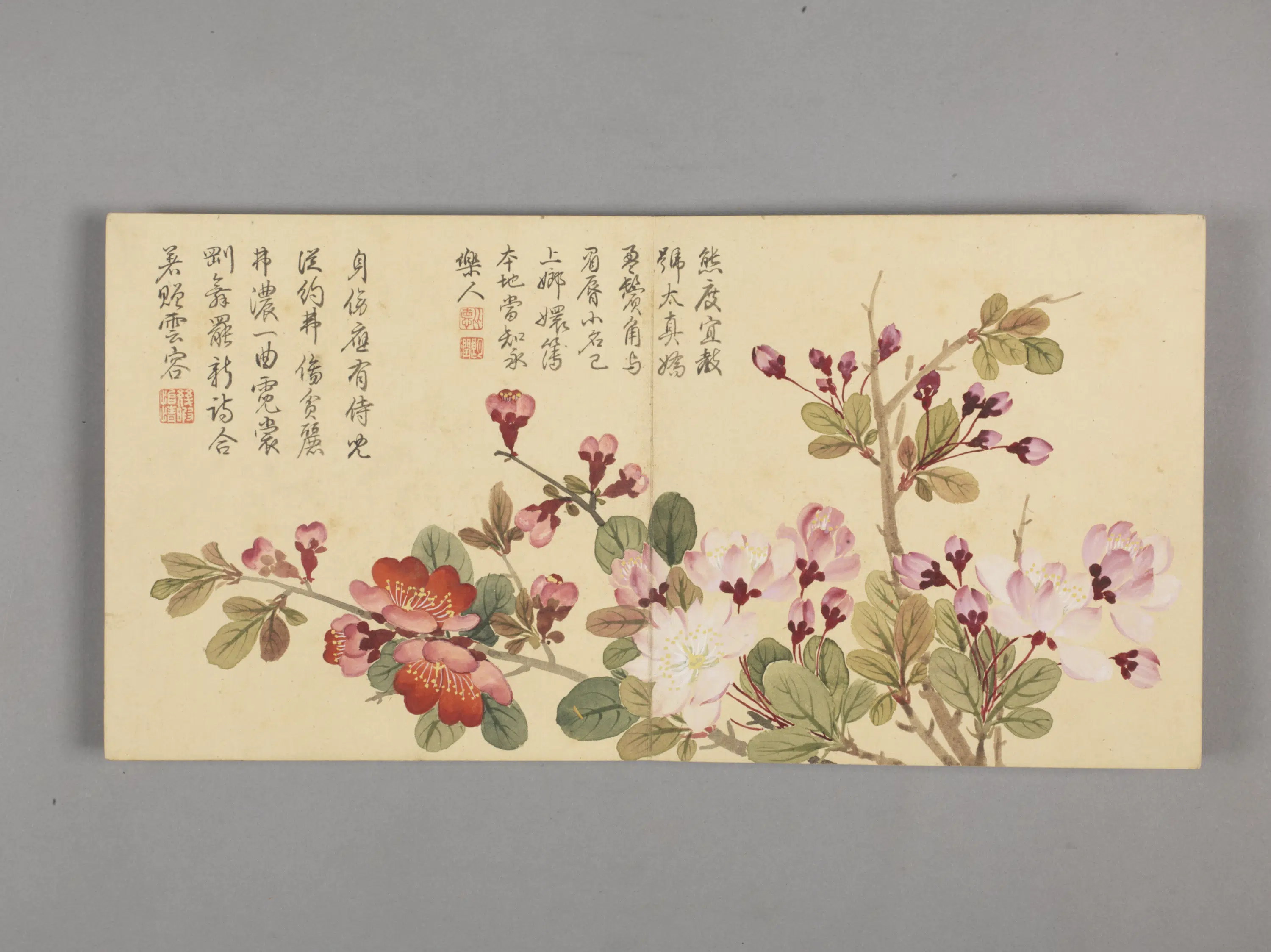 清代【董诰】《花卉小册(4开)》 第2张 清代【董诰】《花卉小册(4开)》 第2张