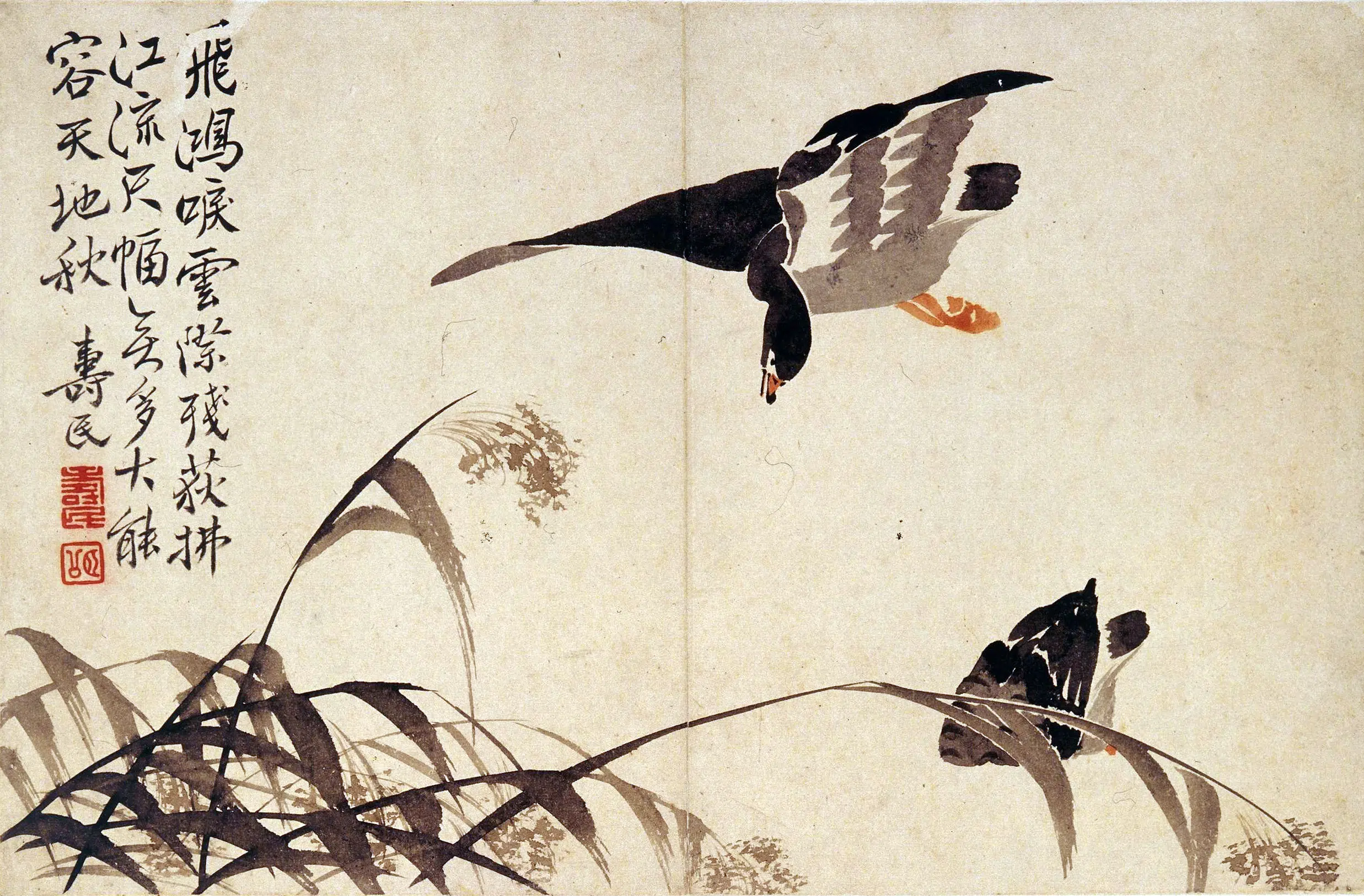 清代【边寿民】《芦雁图册（八开）》 第4张