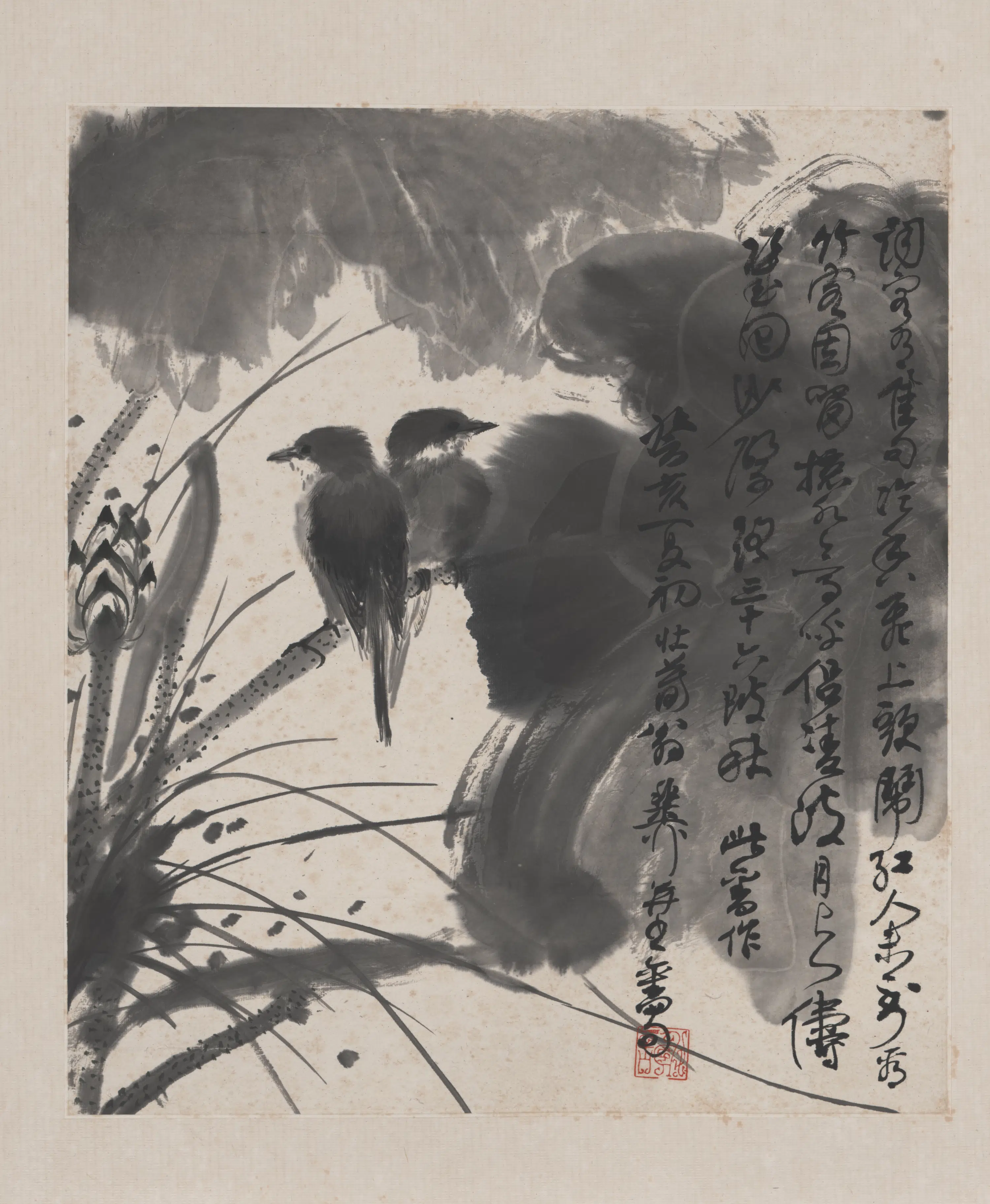 近现代【谢稚柳】《花卉册页-2》