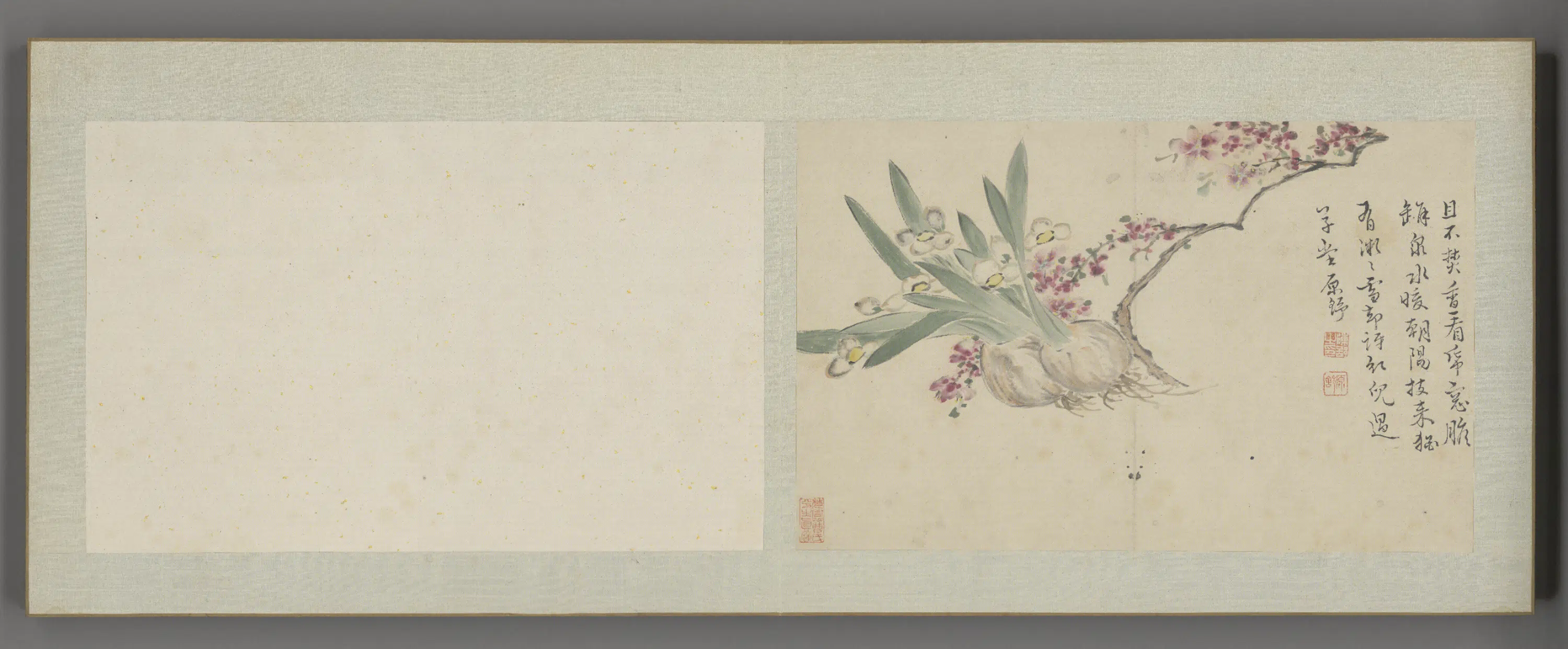 清代【陈舒】《花卉册（12开）》 第5张