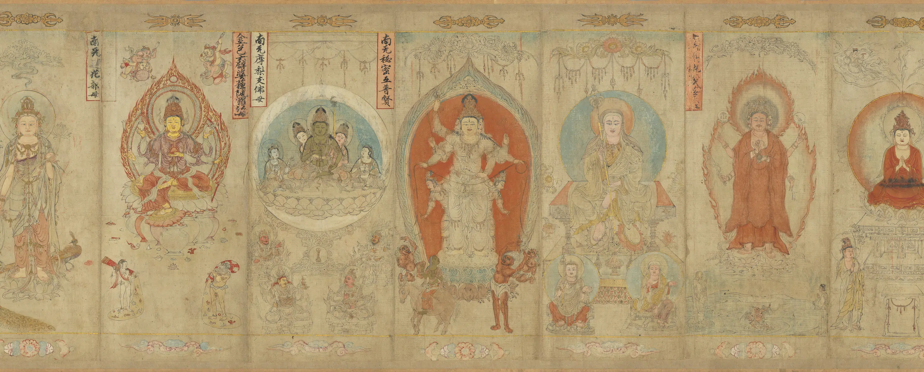 南宋【张胜温】《宋时大理国描工-画梵像卷》 第25张